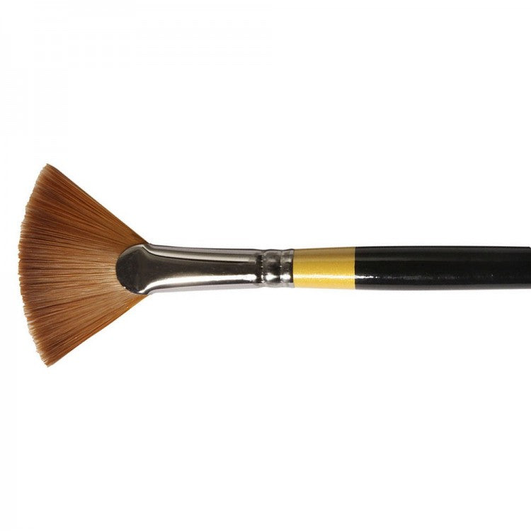 Daler Rowney System 3 Brush Long Handle Brush SY46 Size 6 Fan