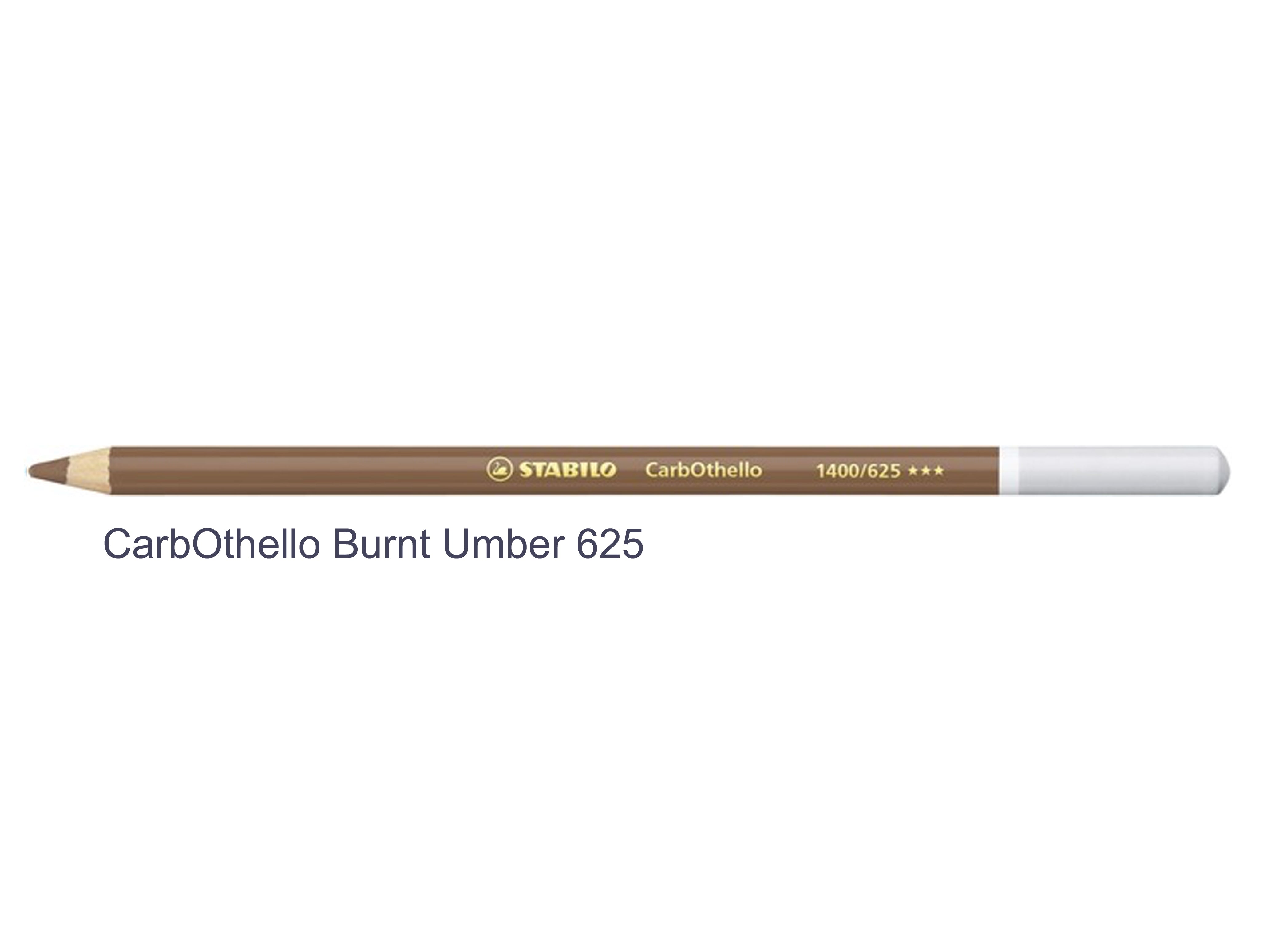 Burnt umber 625 STABILO CarbOthello chalk-pastel pencils
