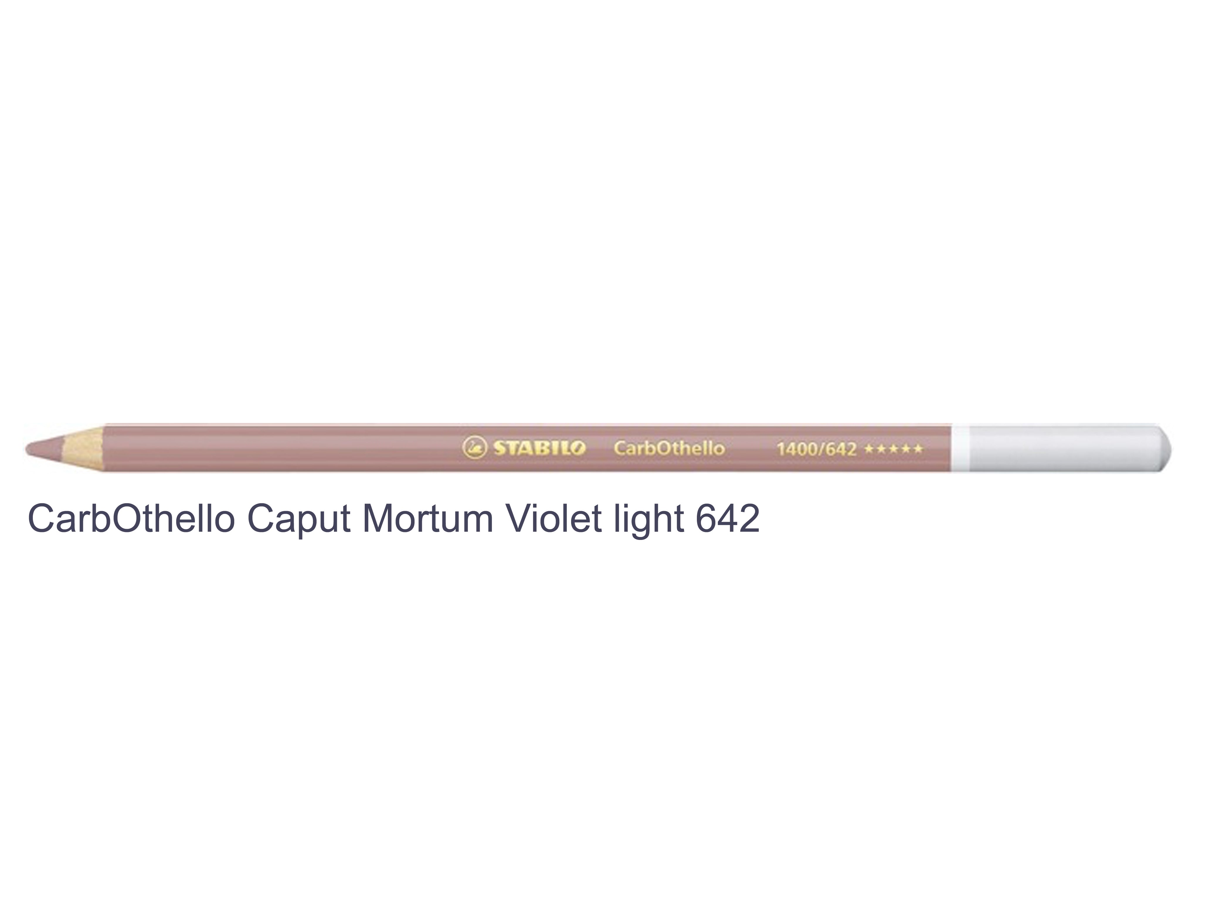 Caput mortum violet light 642 STABILO CarbOthello chalk-pastel pencils
