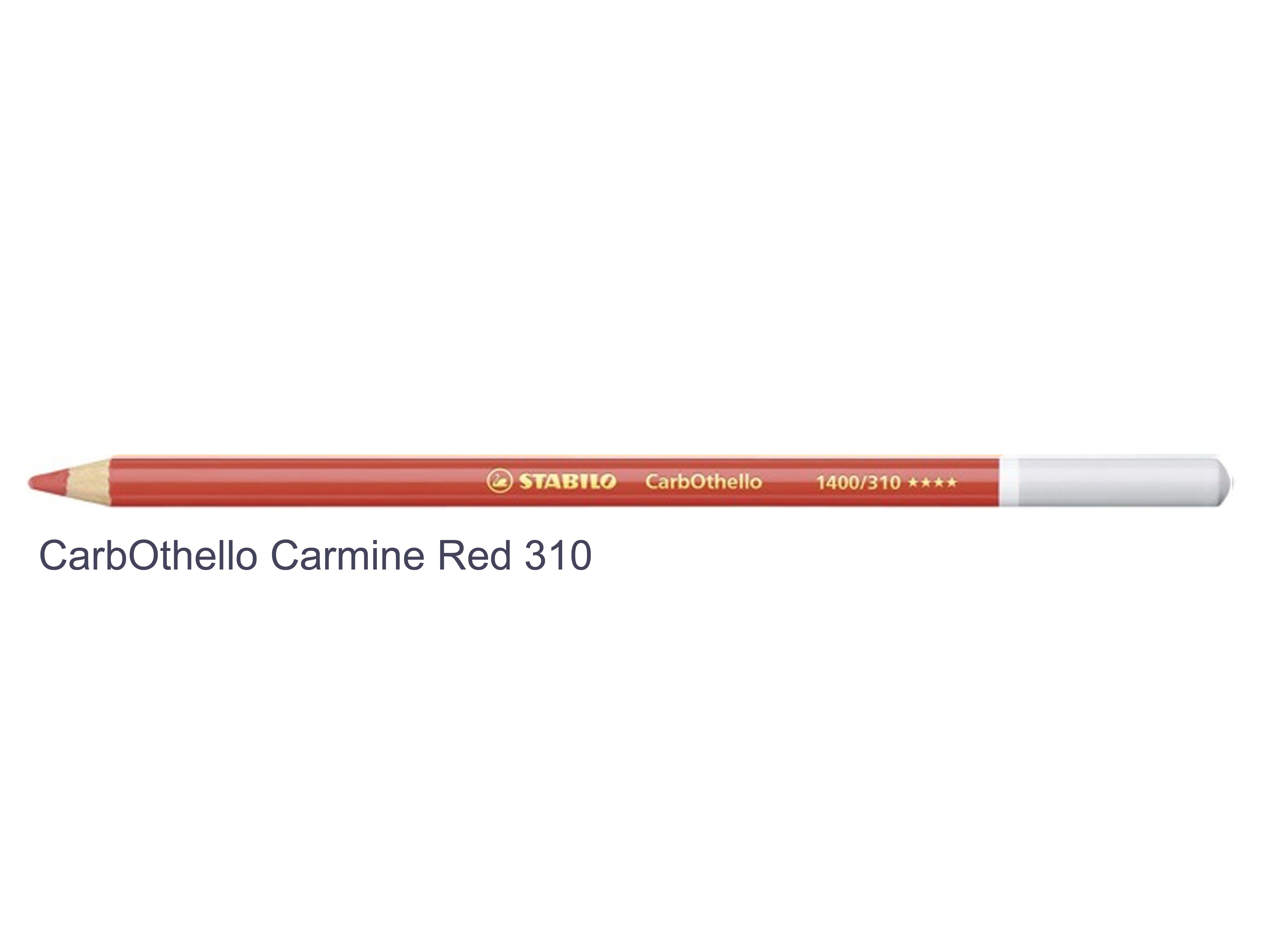 Carmine red 310 STABILO CarbOthello chalk-pastel pencils