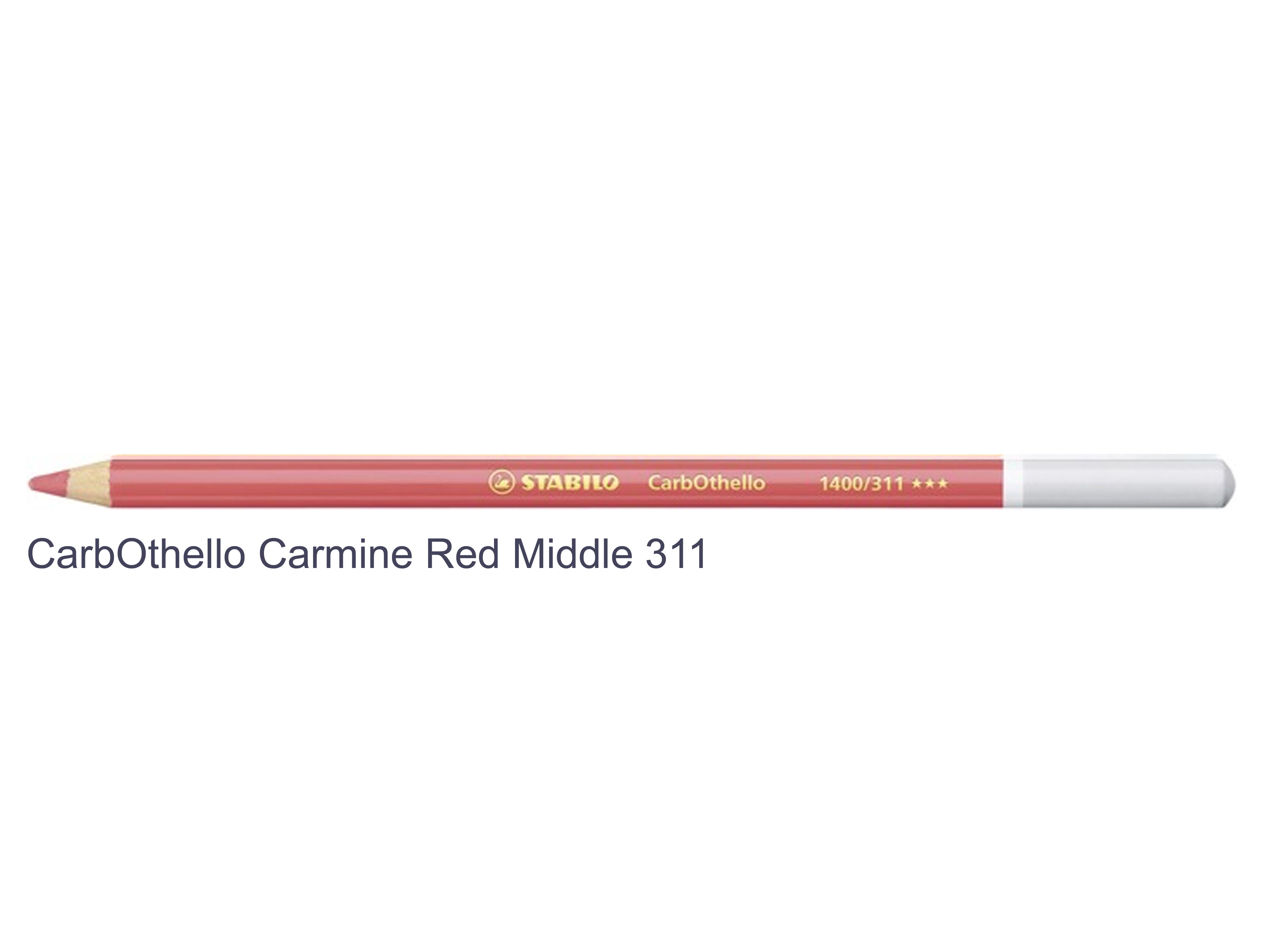 Carmine Red Middle 311 STABILO CarbOthello chalk-pastel pencils