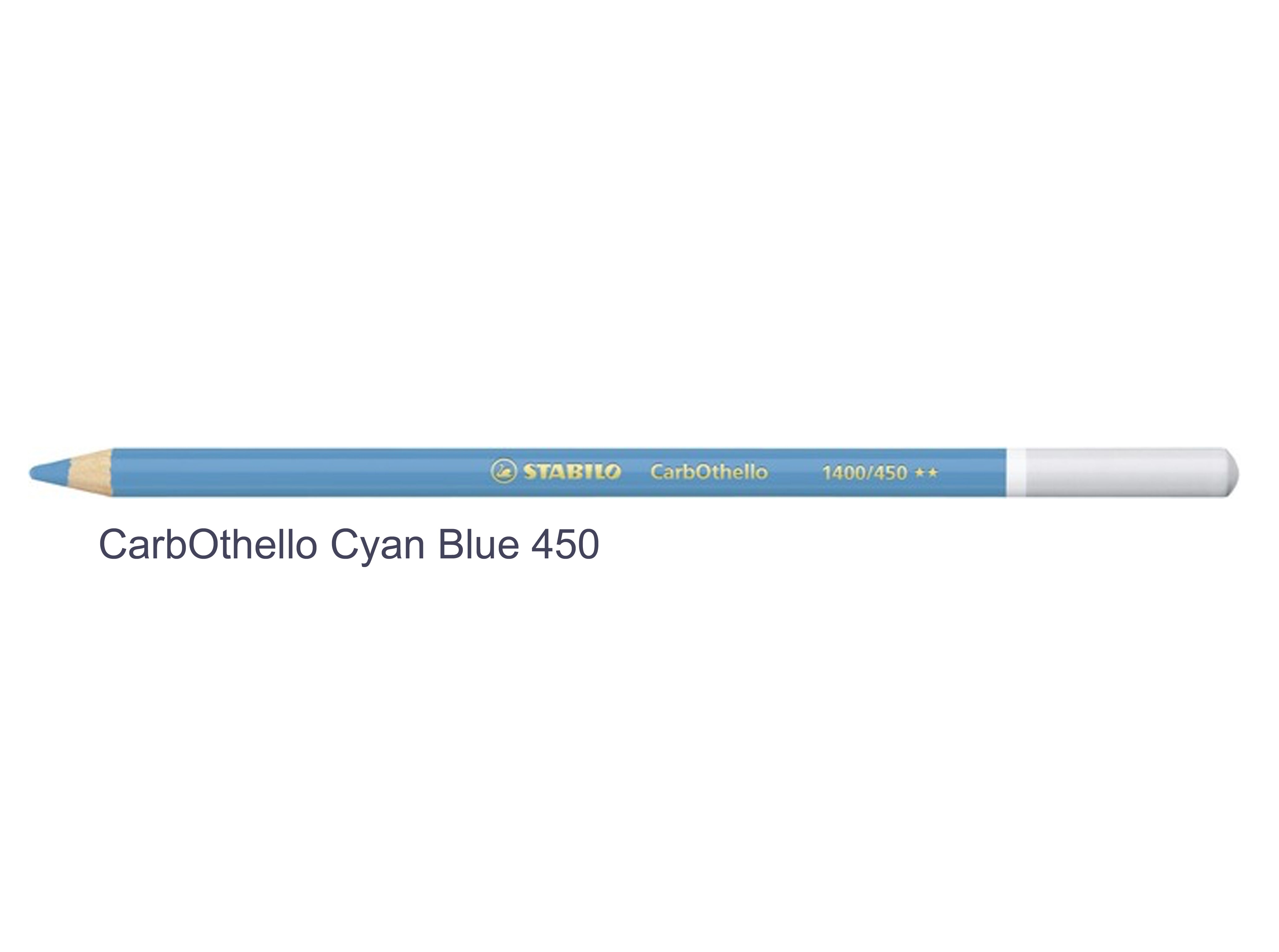 Cyan blue 450 STABILO CarbOthello chalk-pastel pencils