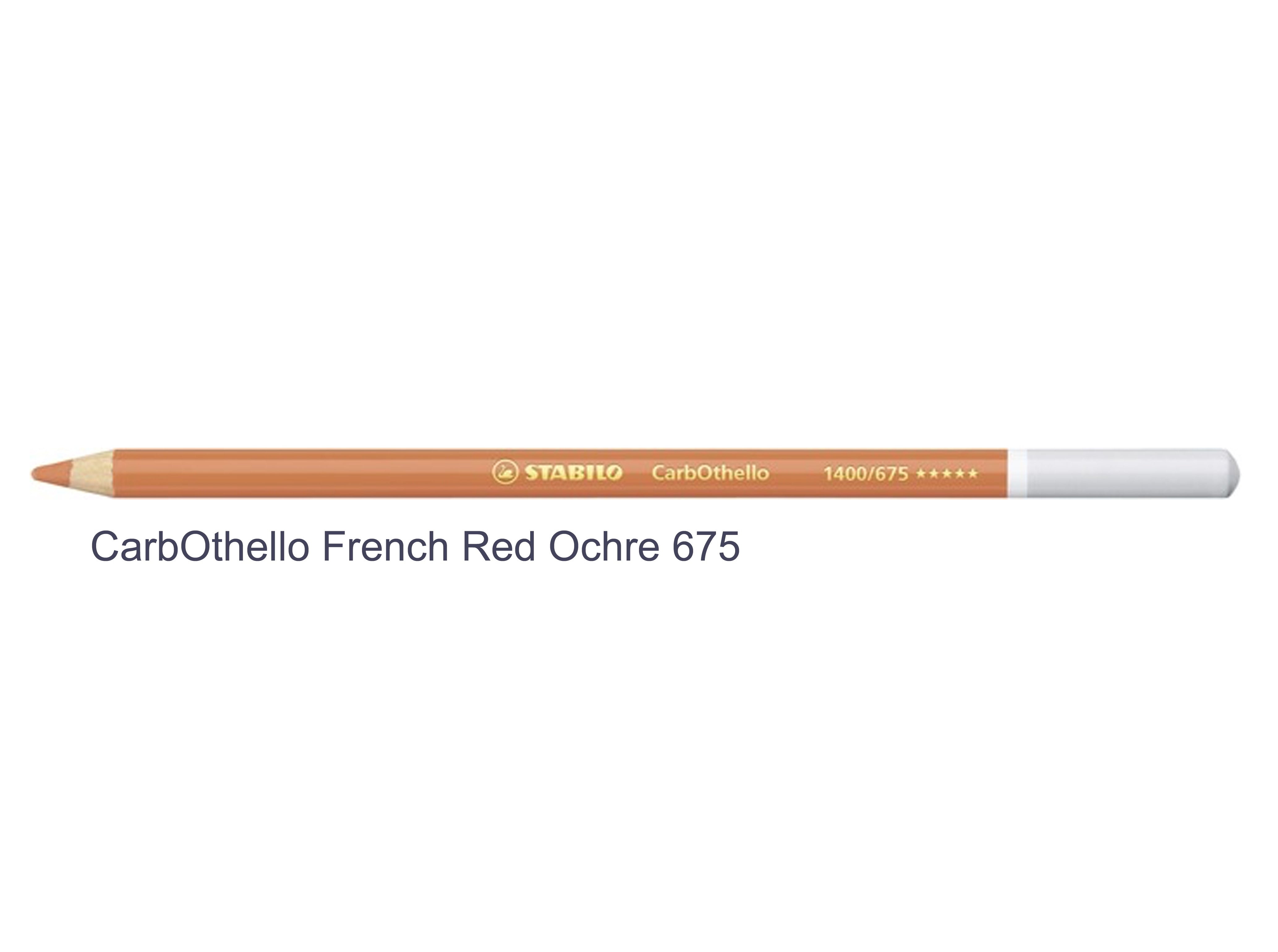 French red ochre 675 STABILO CarbOthello chalk-pastel pencils