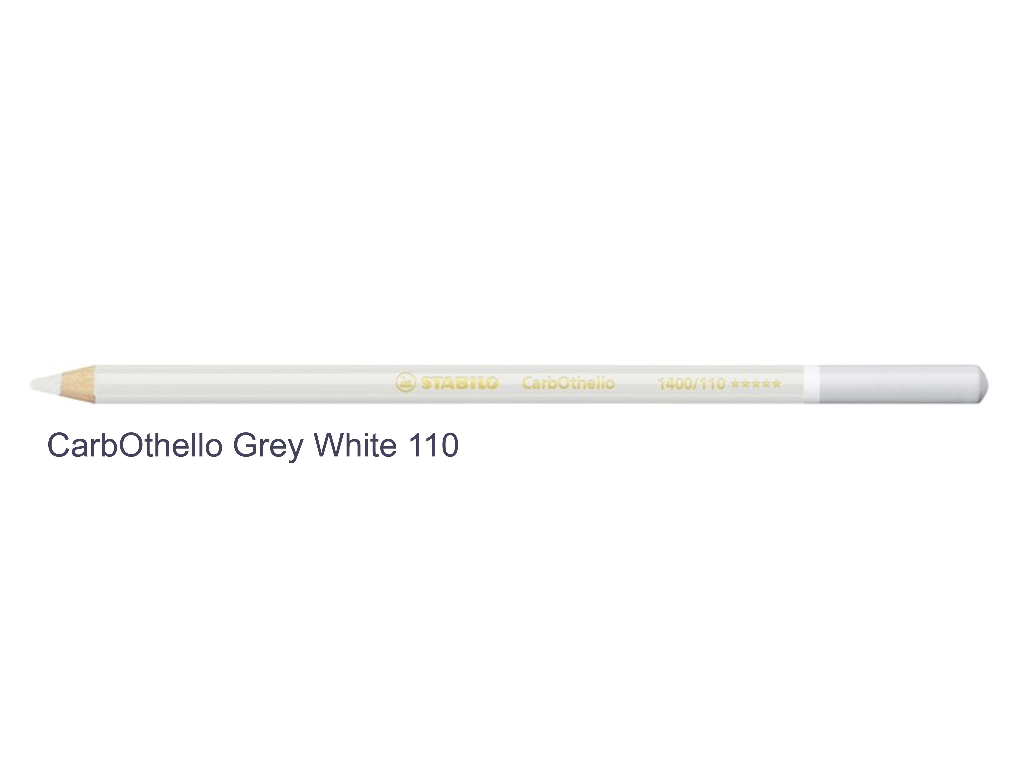 Grey White 110 STABILO CarbOthello chalk-pastel pencils