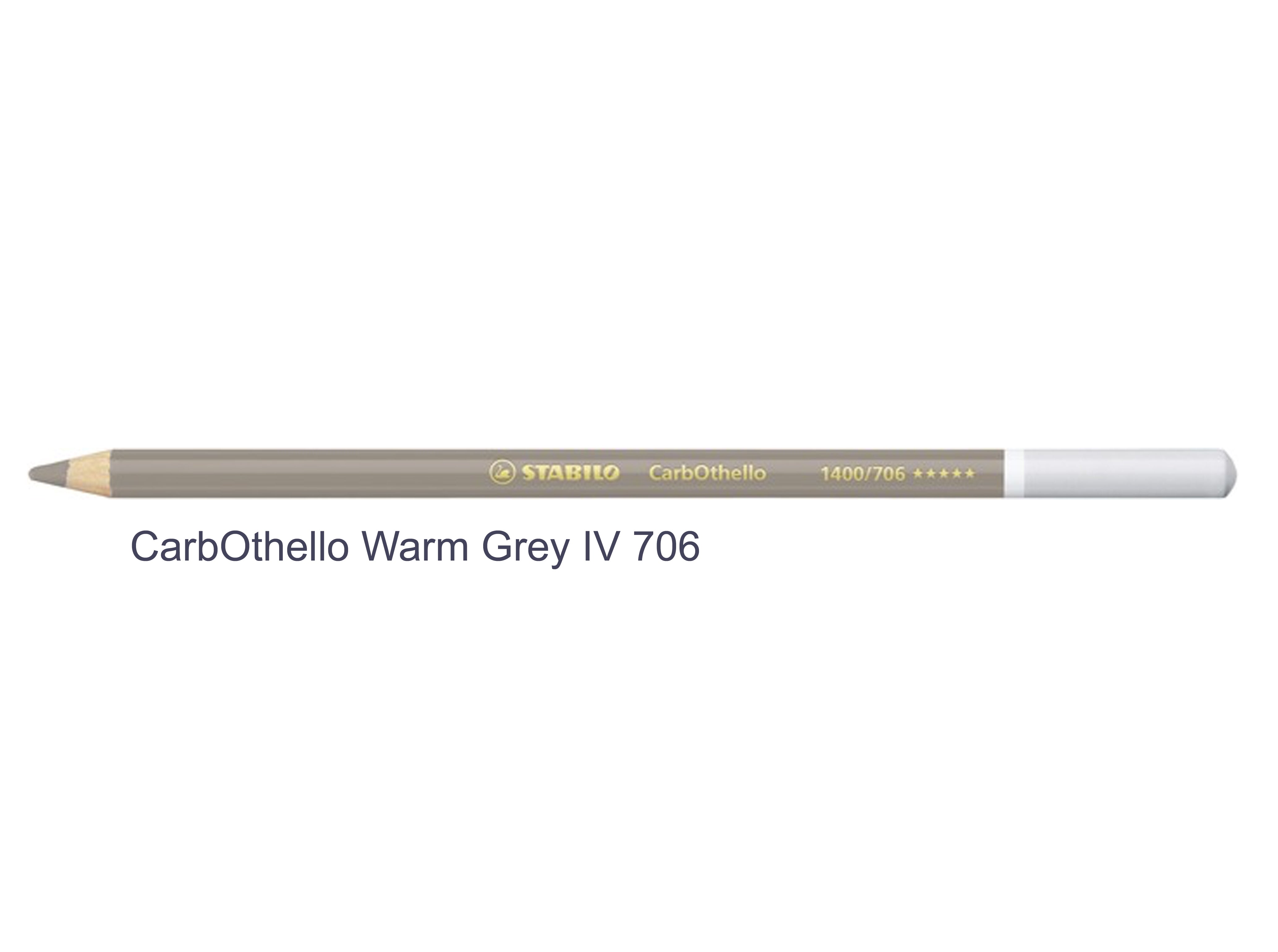 warm grey iv 706 STABILO CarbOthello chalk-pastel pencils