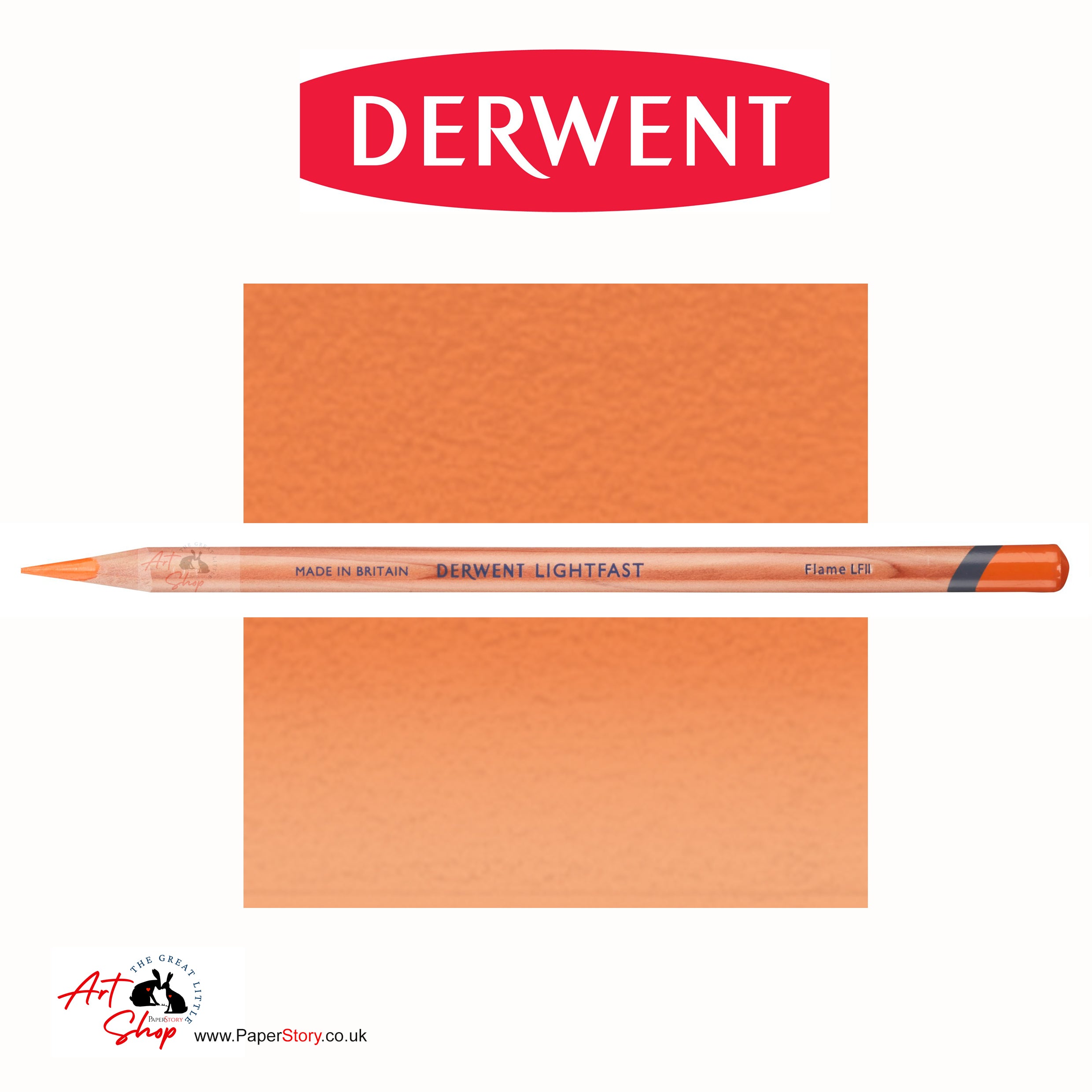 Derwent Lightfast Colour Pencil Flame
