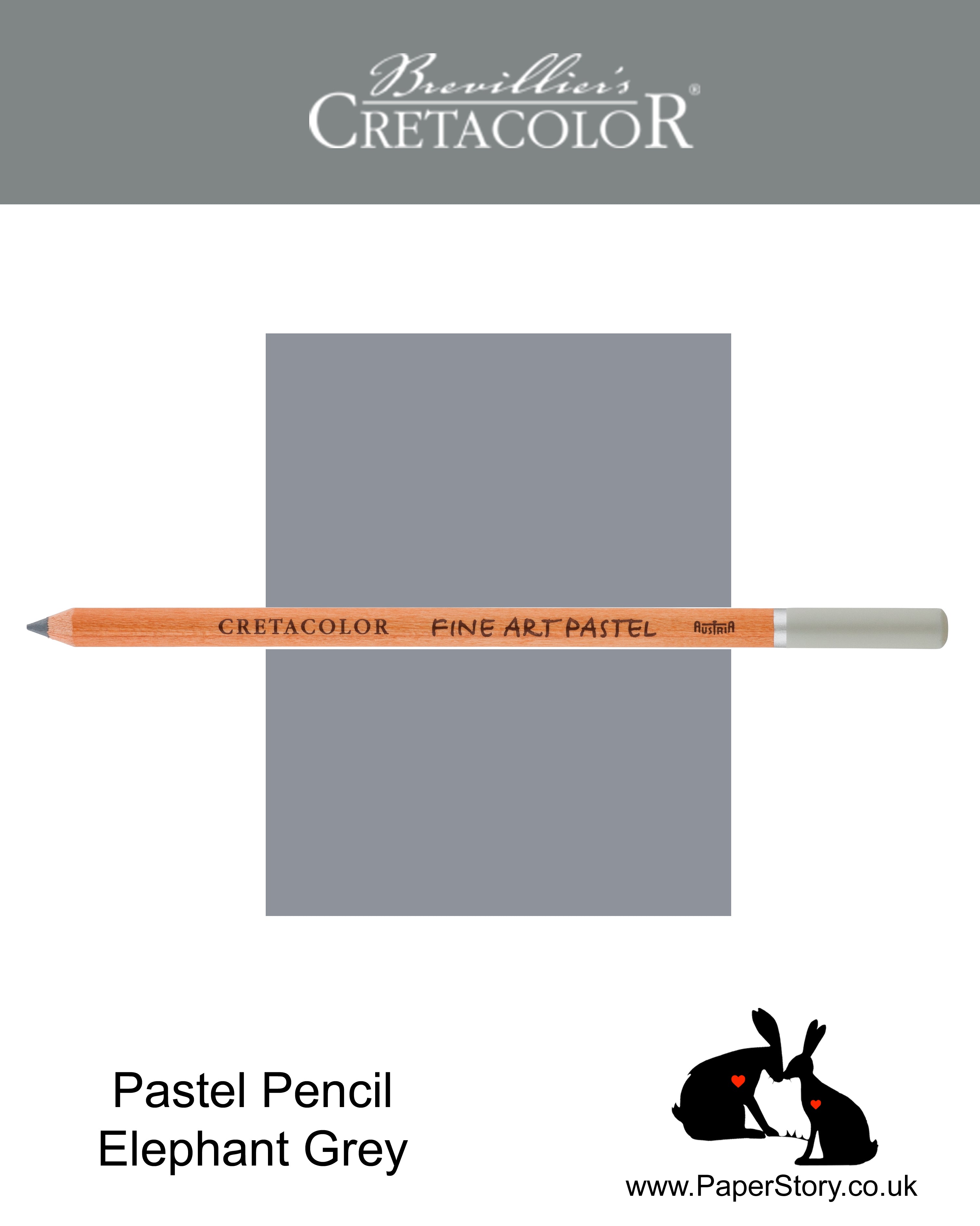 Cretacolor 472 33 Artists Pastel Pencil Elephant Grey
