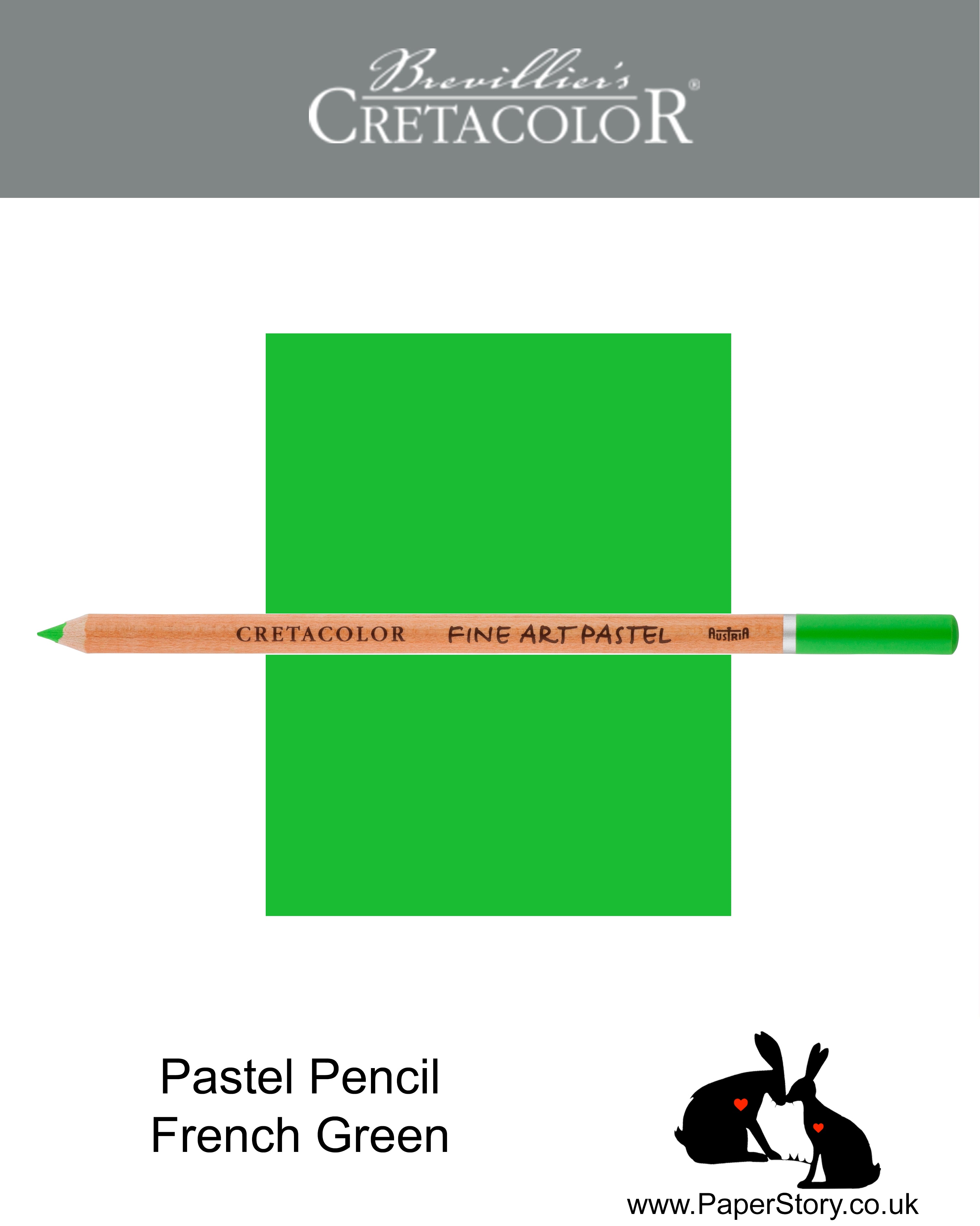 Cretacolor 471 83 Artists Pastel Pencil French Green