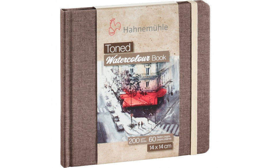 Hahnemühle Toned Beige Watercolour Book 14 x 14 cm  x 60 pages