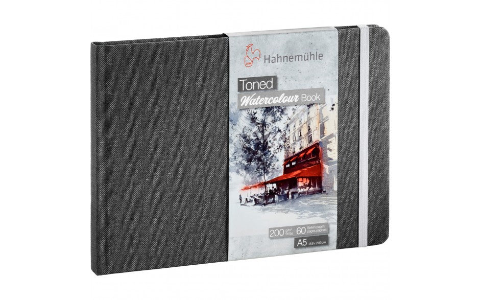 Hahnemühle Toned Grey Watercolour Book A5  x 60 pages