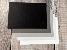 5 Layers Hammered Paper A4 Greyscale
