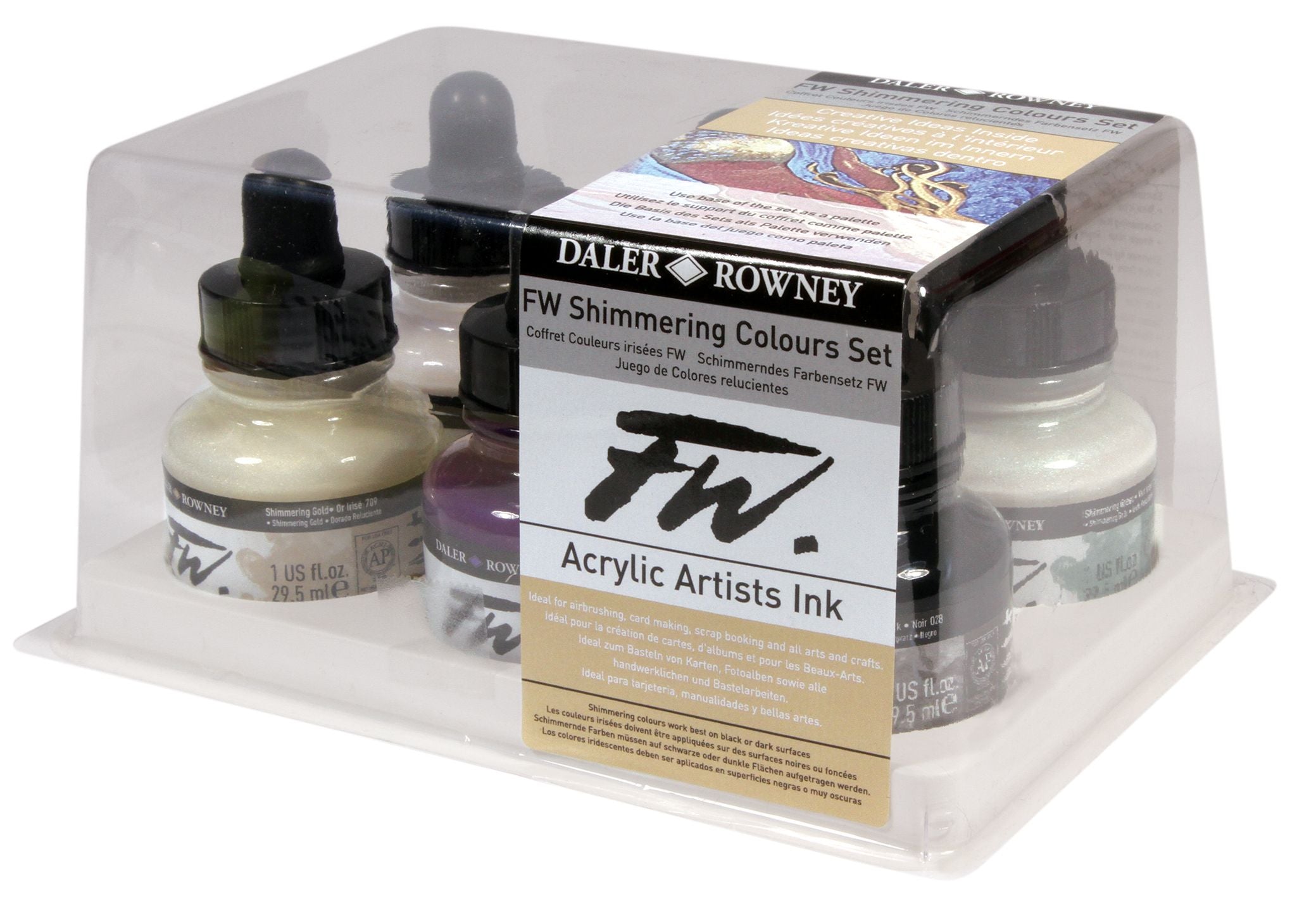 Daler Rowney FW Artists' Acrylic Ink 1 Oz: Velvet Violet