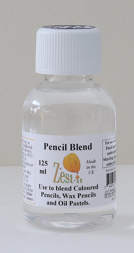 Zest-it : 125ml bottle for blending coloured and pastel pencils