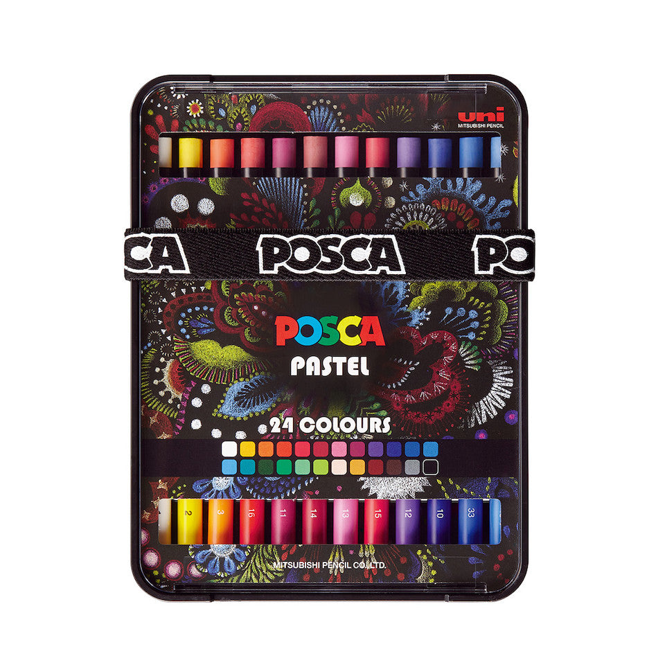 Posca new wax pastels 24 colours to choose from