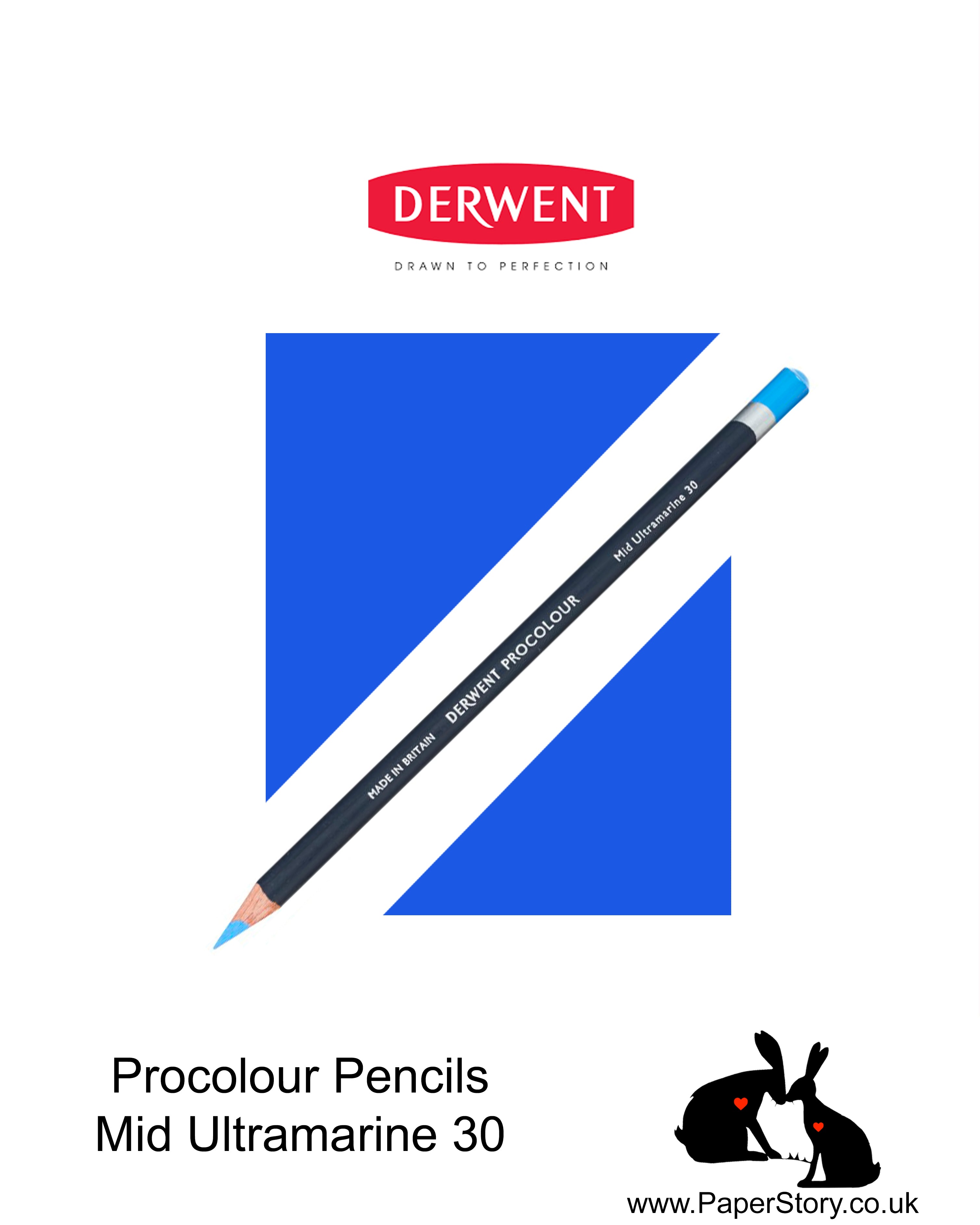 Derwent Procolour pencil Mid Ultramarine 30