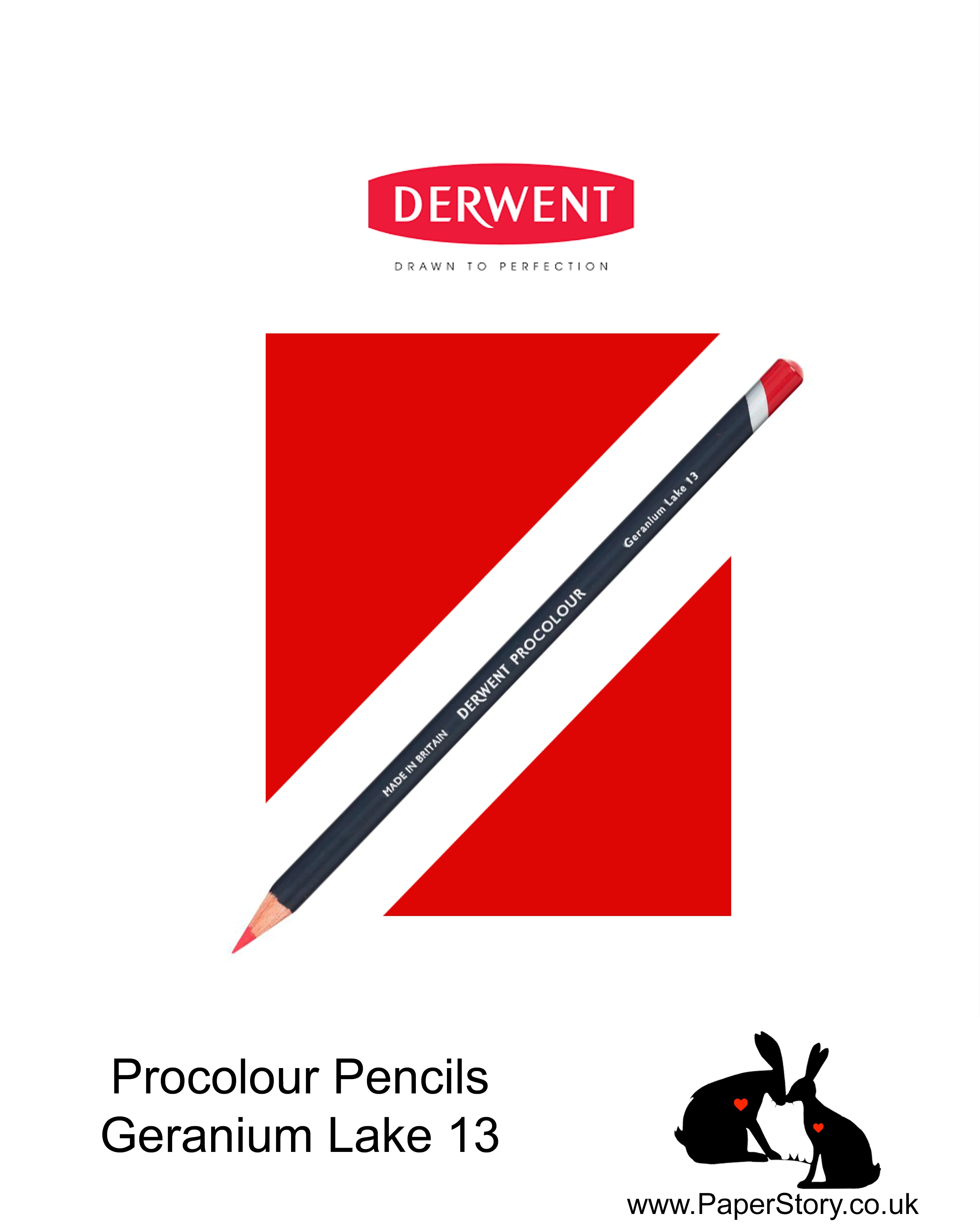Derwent Procolour pencil Geranium Lake 13