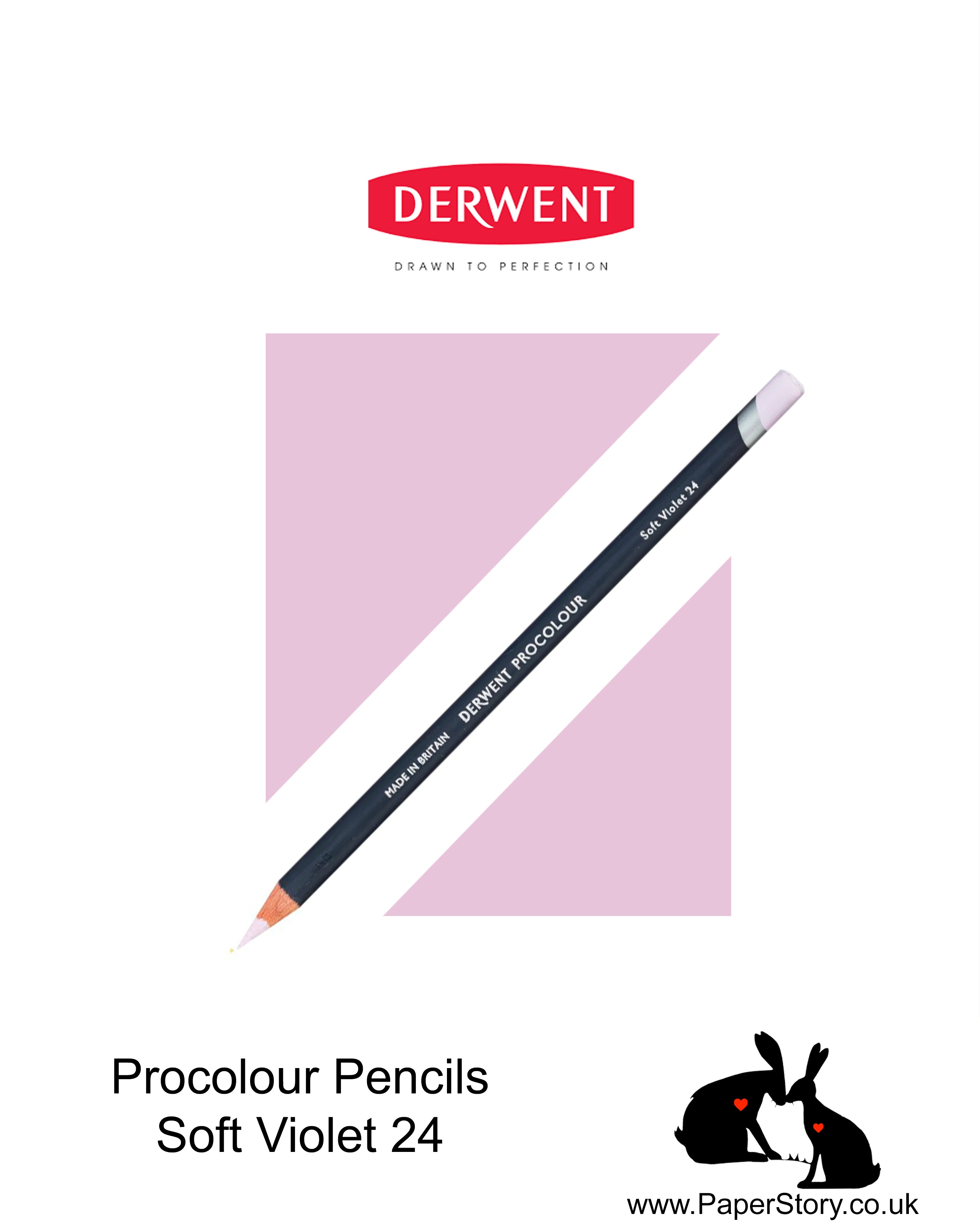 Derwent Procolour pencil Soft Violet 24