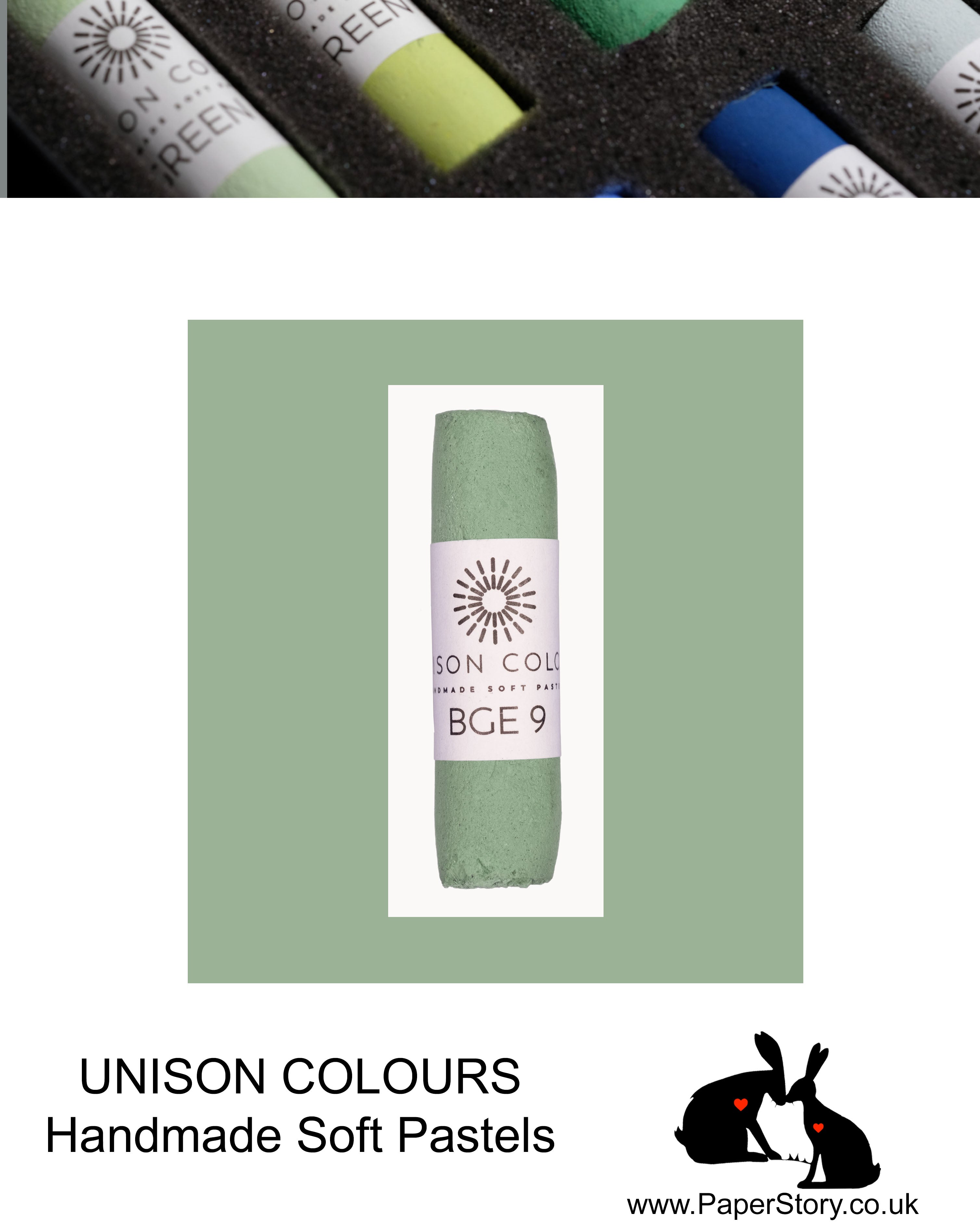 Unison Colour Handmade Soft Pastels Blue Green Earth 09 - Size Regular