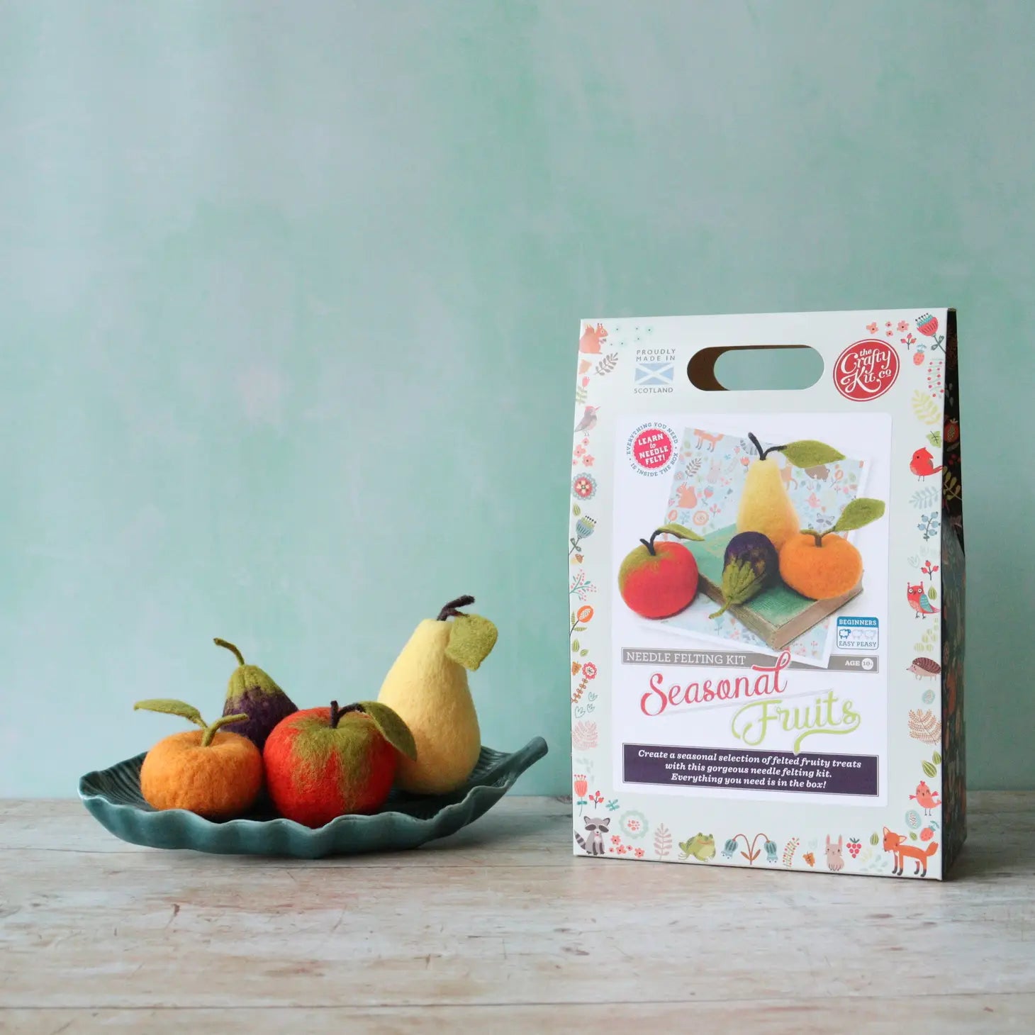 The Crafty Kit Company Seasonal Fruit Needle Felting Craft Kit