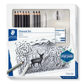 Staedtler Mars Lumograph Design Journey Charcoal Set