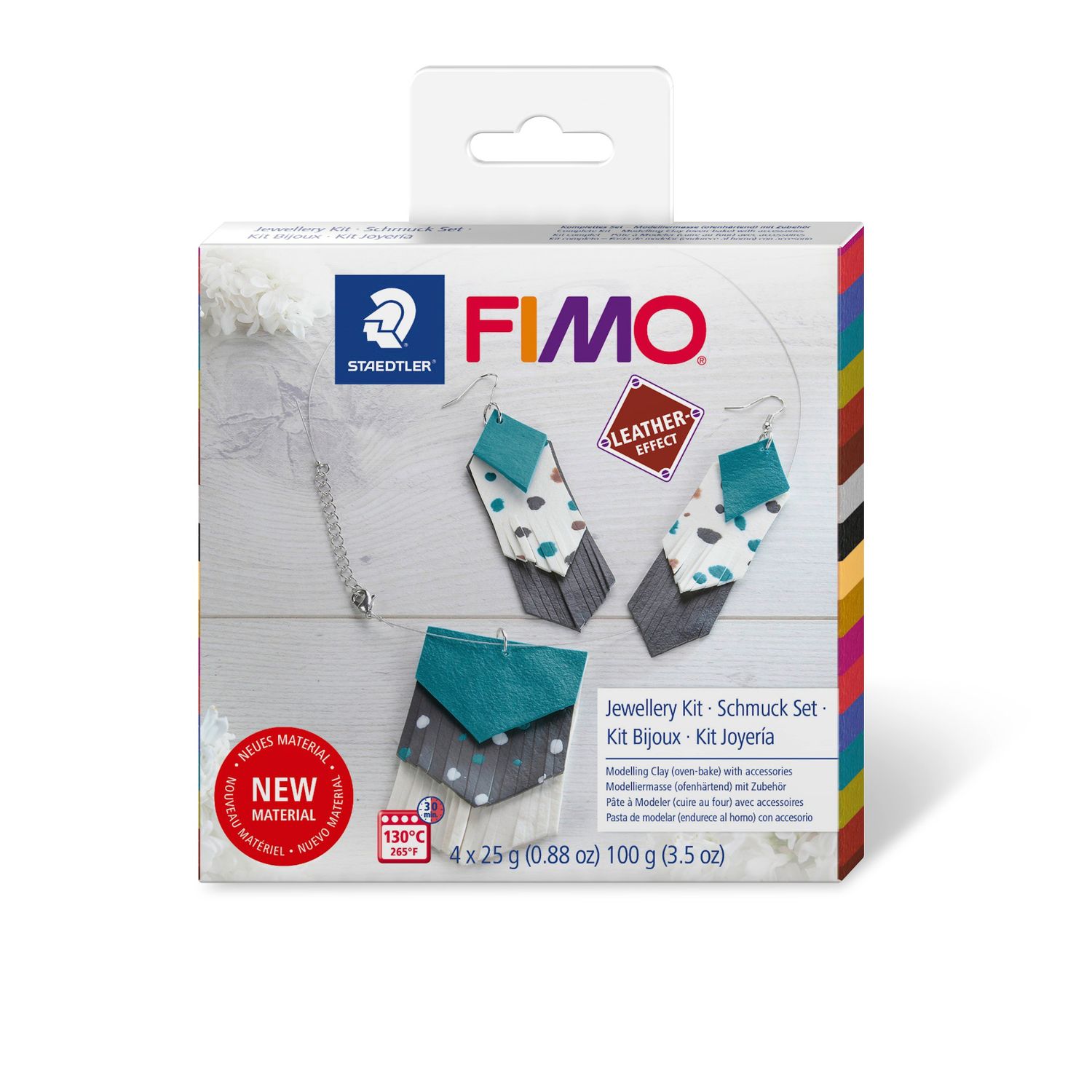 Steadtler : Fimo Leather Effects Set : DIY Jewellery Kit