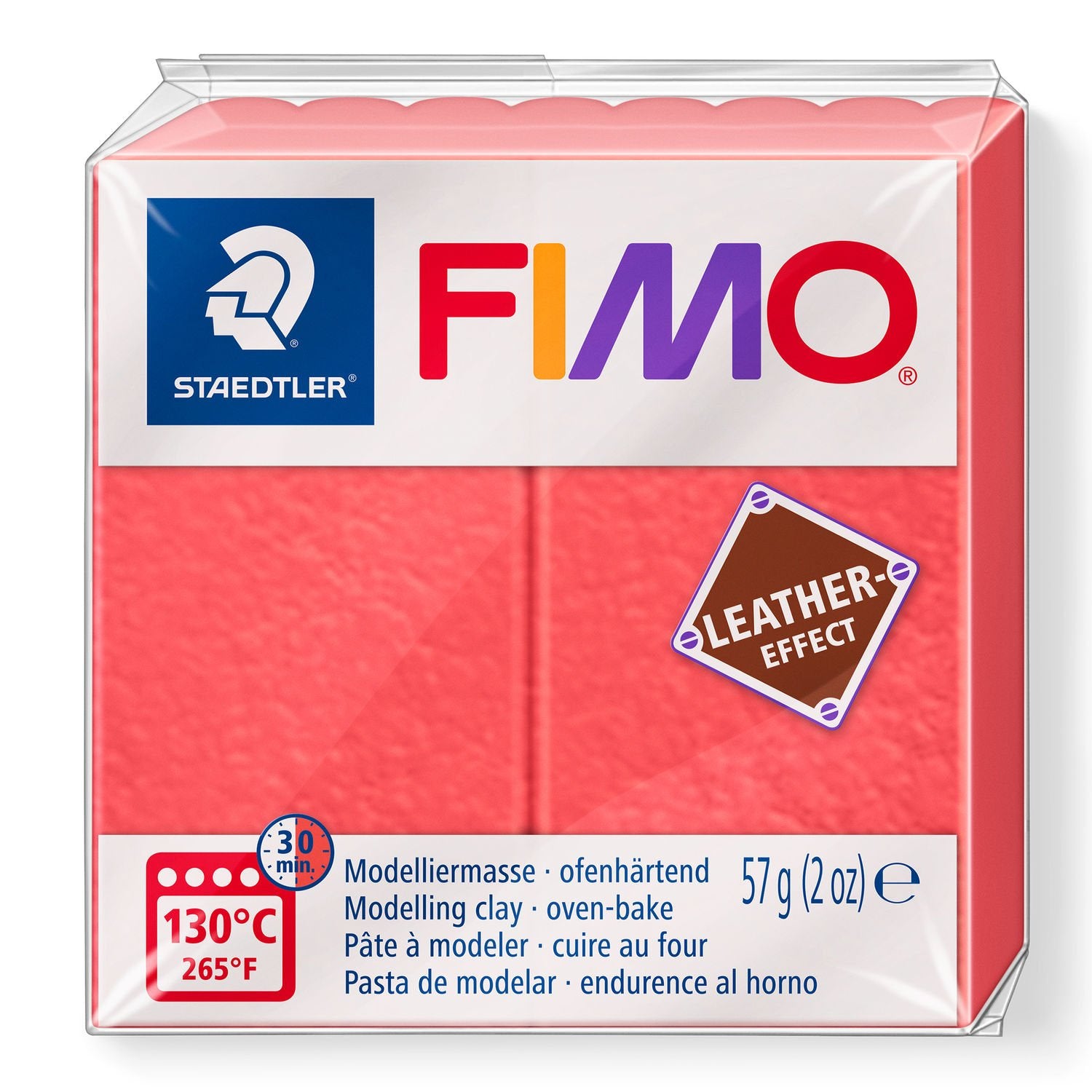 FIMO Leather Effects Clay 57 g 8010 - 249 Watermelon