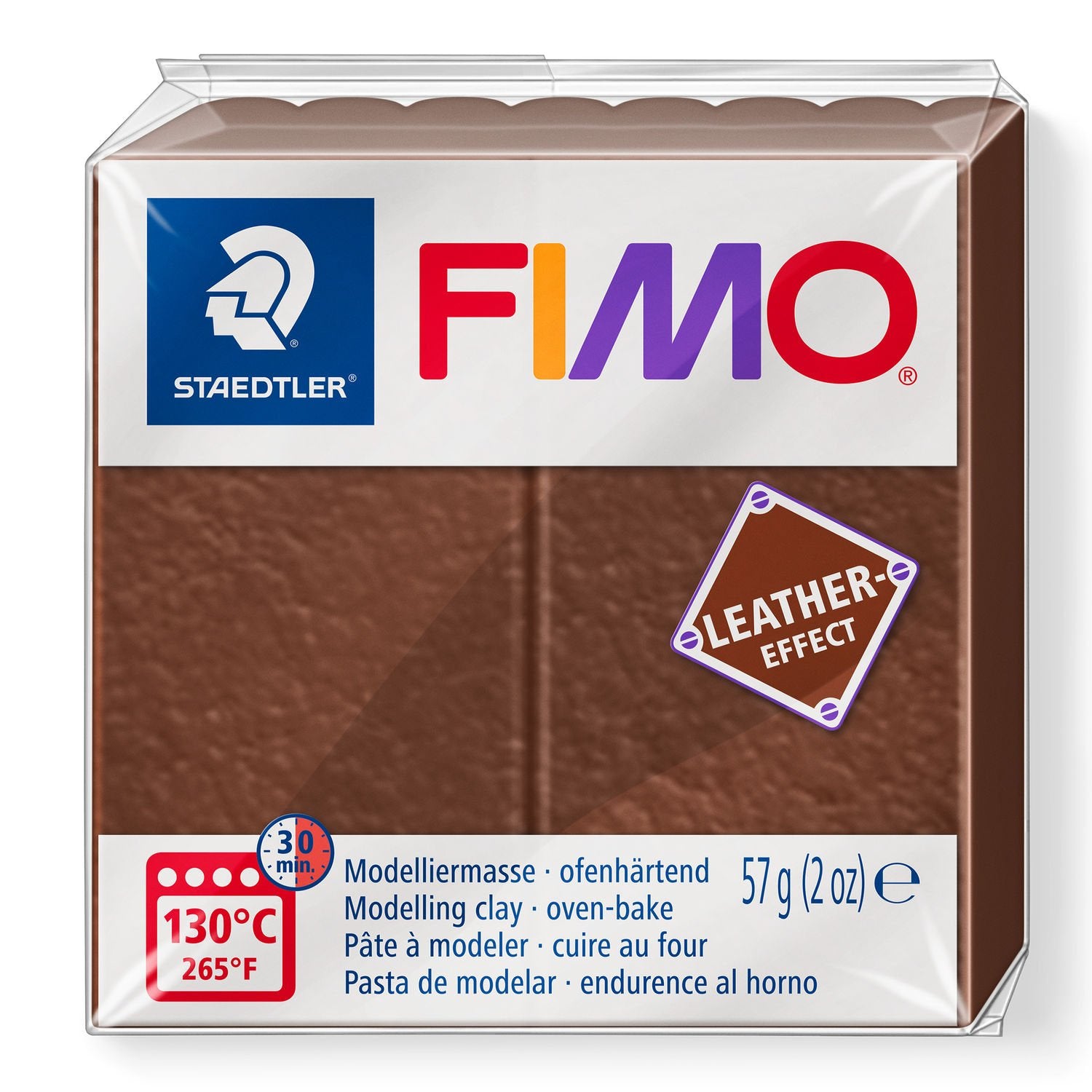 FIMO Leather Effects Clay 57 g 8010 - 779 Nut