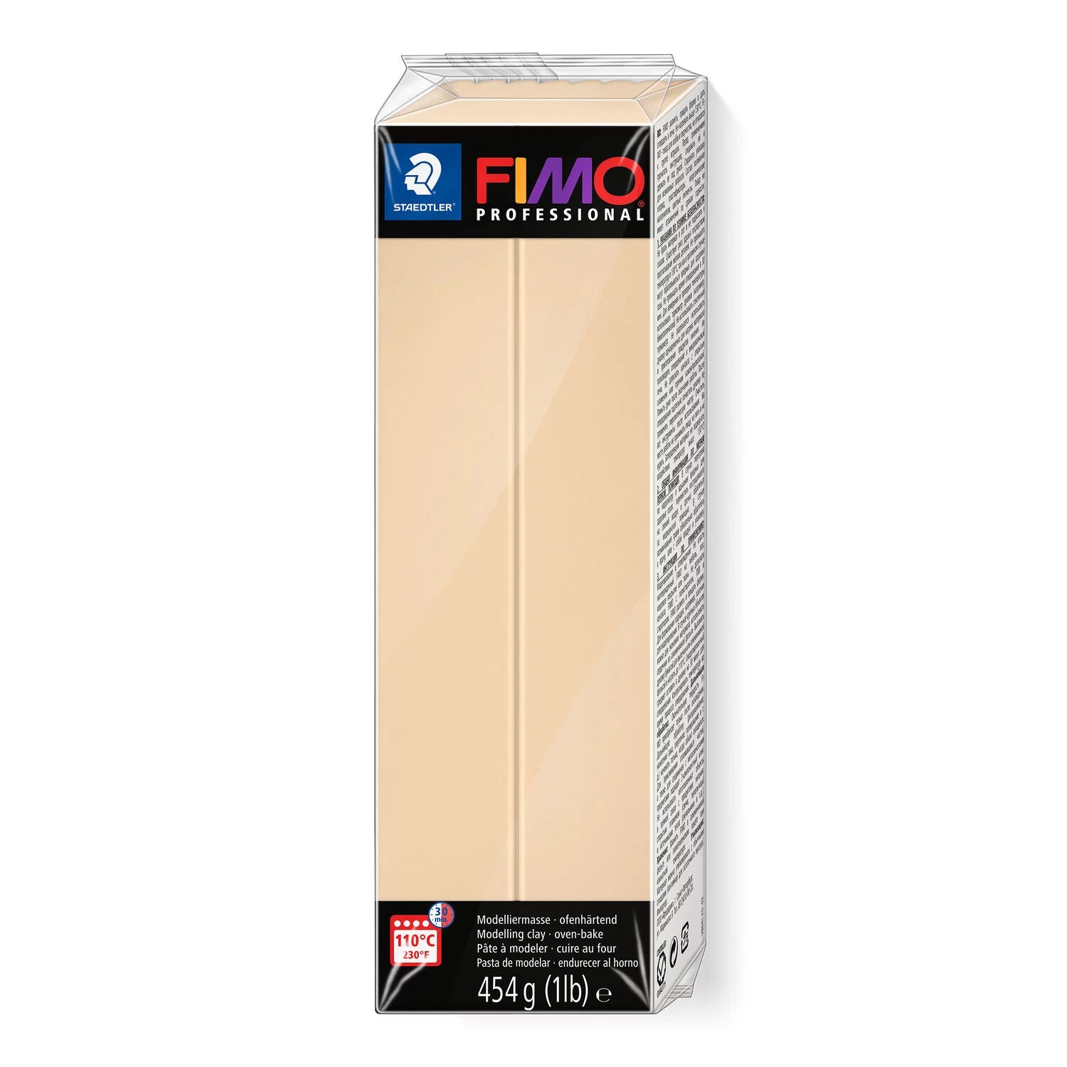 FIMO Large Block of Professional Clay 8041 02 454g Champagne