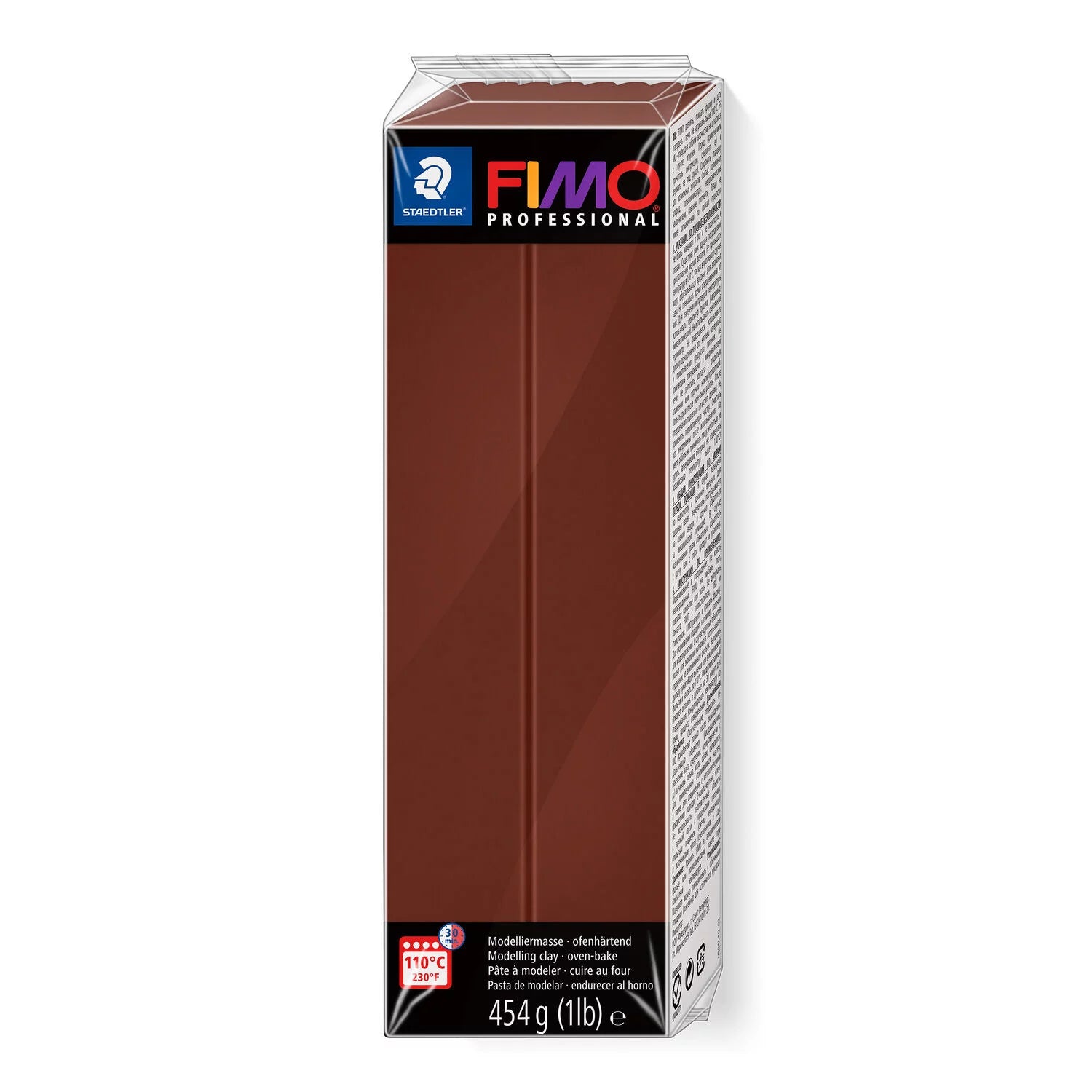 FIMO Large Block of Professional Clay 454g 8041-77 Chocolate 