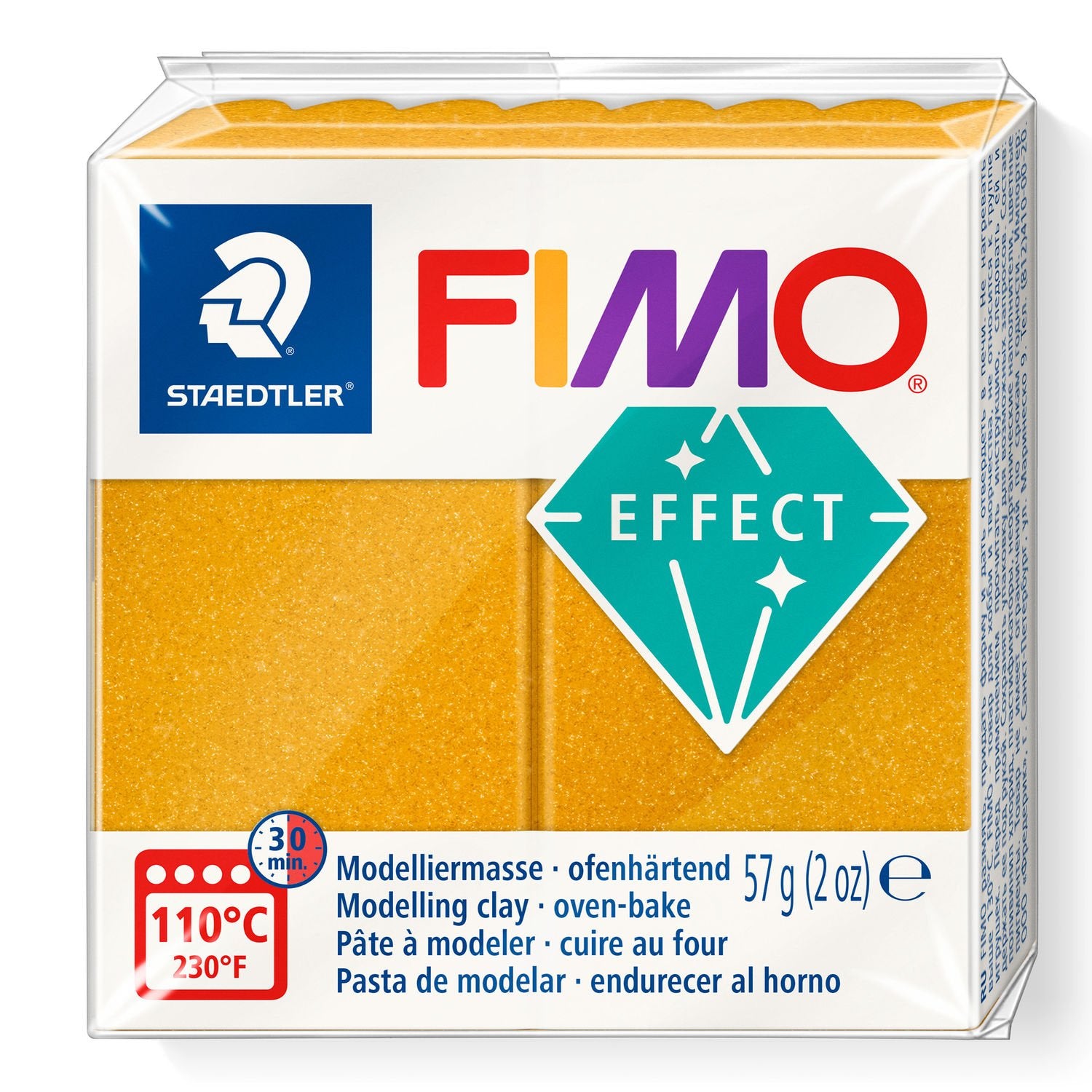 FIMO Effects Clay 57g 8020-11 Metallic Gold