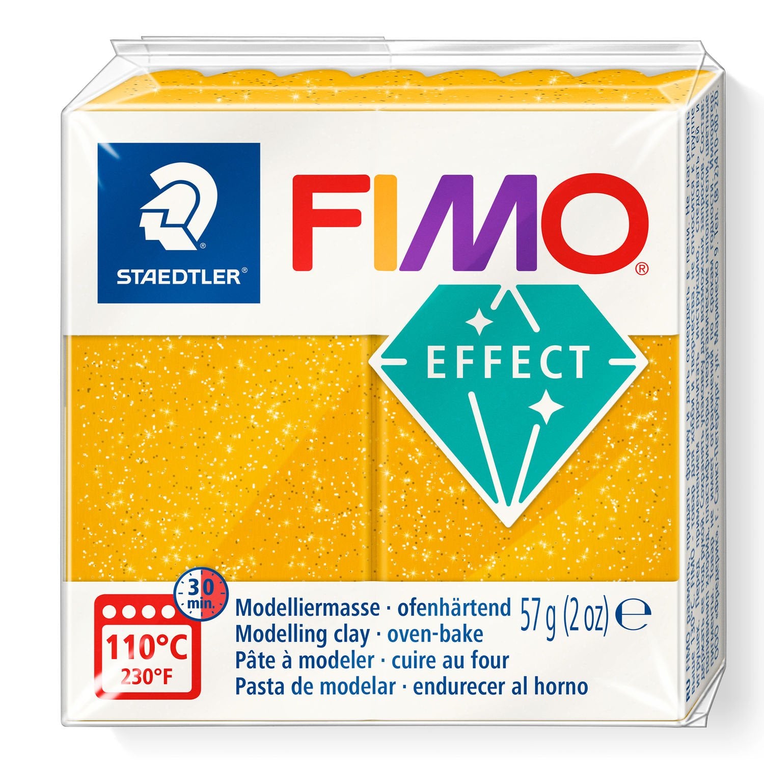 FIMO Effects Clay 57g 8020-112 Glitter Gold