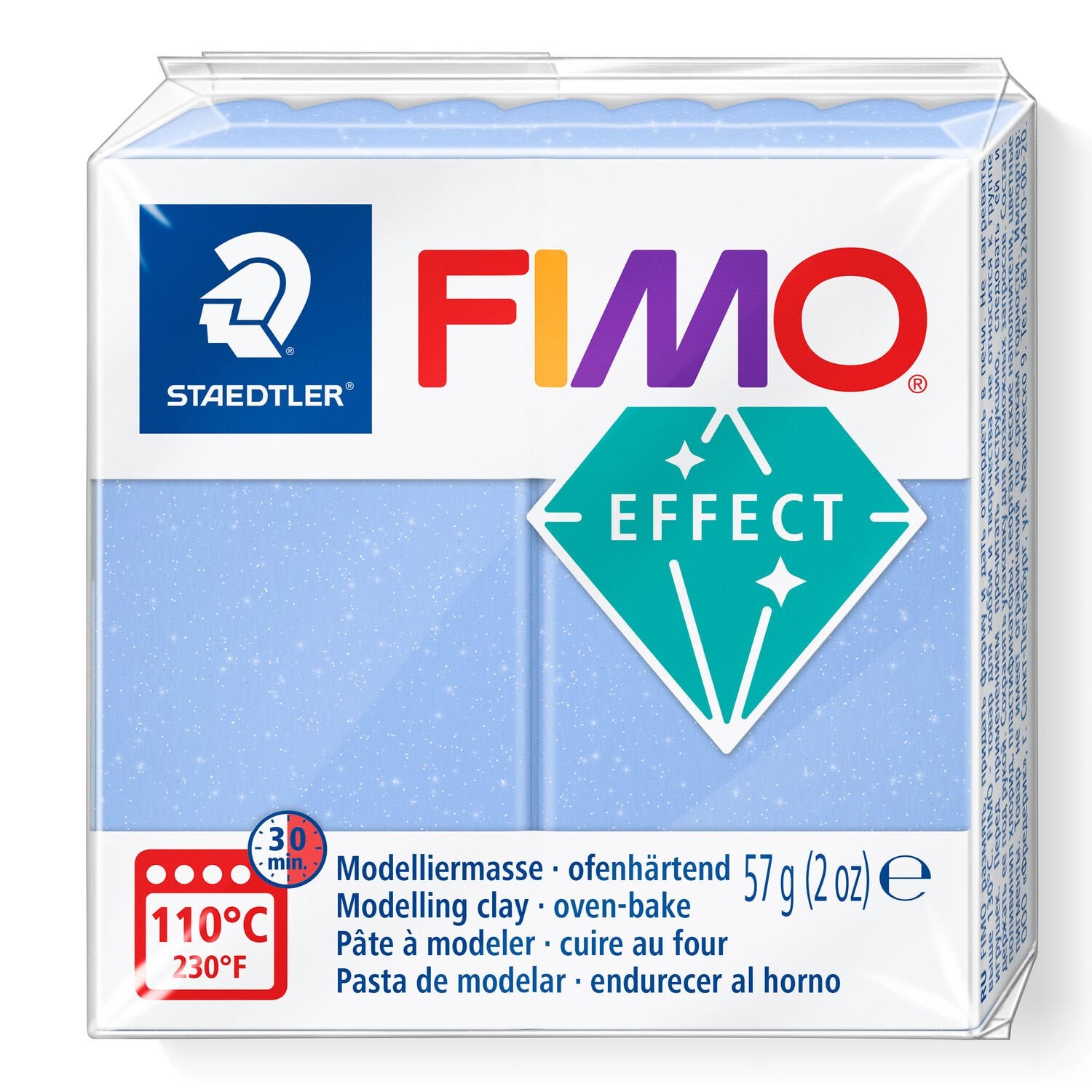 Gemstone Agate Blue FIMO Effect Clay 57g 8020-386
