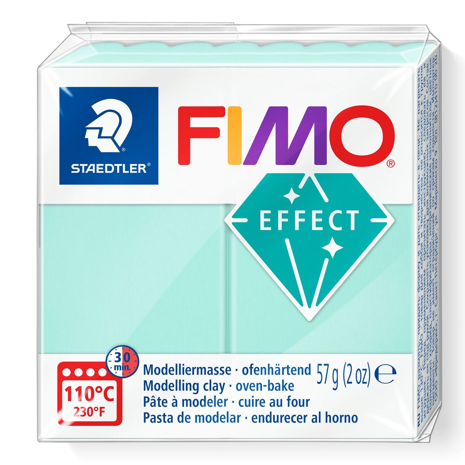 Pastel Mint FIMO Effect Clay 57g 8020-505