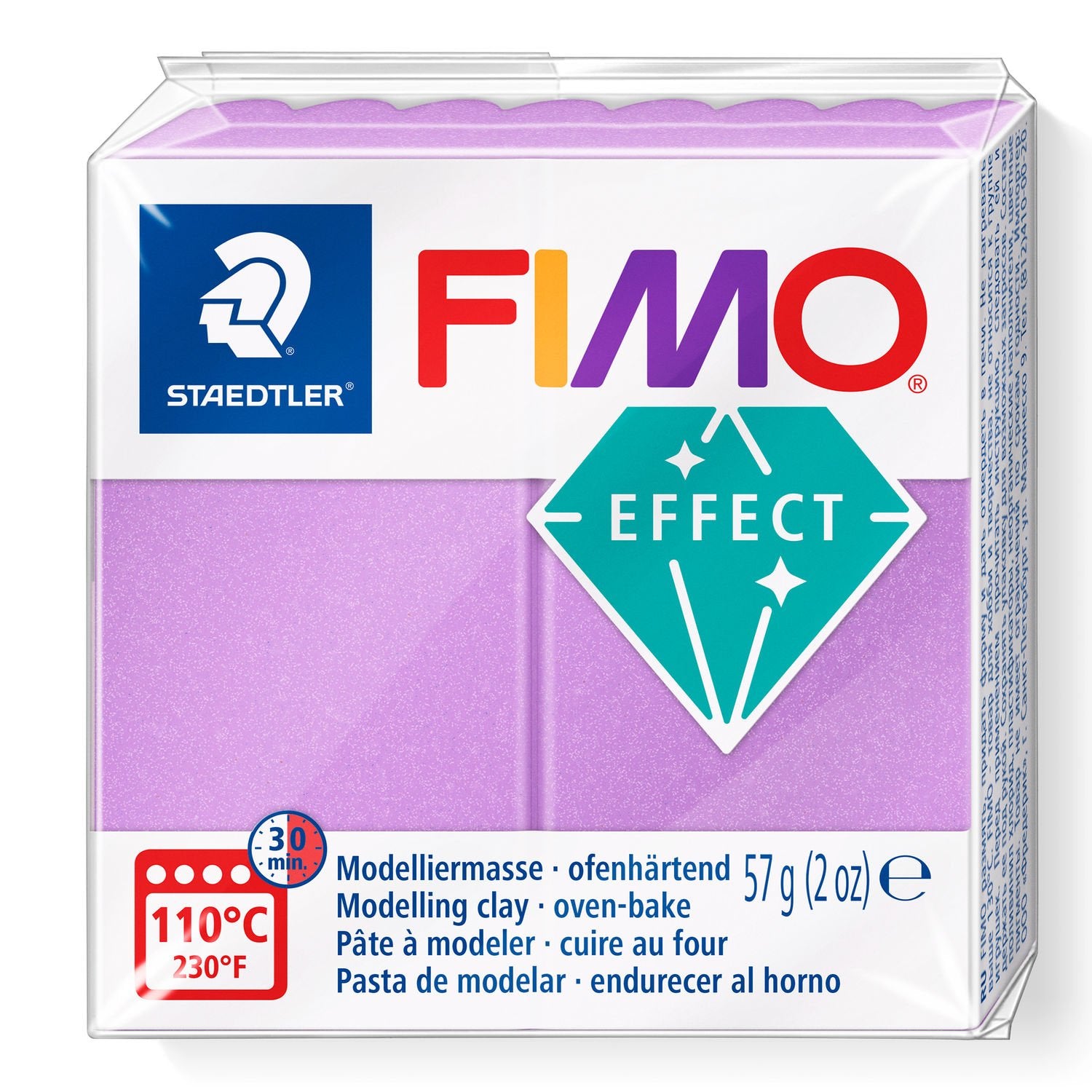 FIMO Effects Clay 57g 8020-607 Pearl Lilac