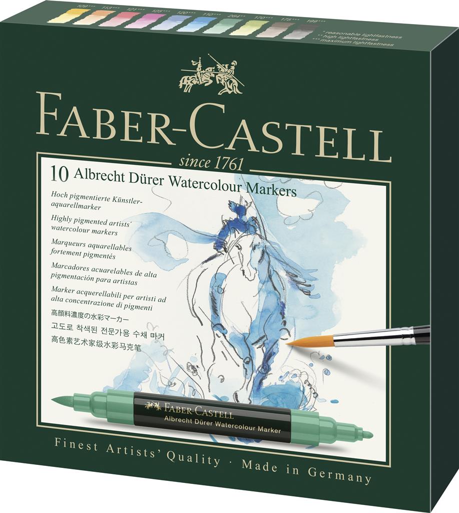 Faber Castell Albrecht Durer Watercolour Markers Pack of 10