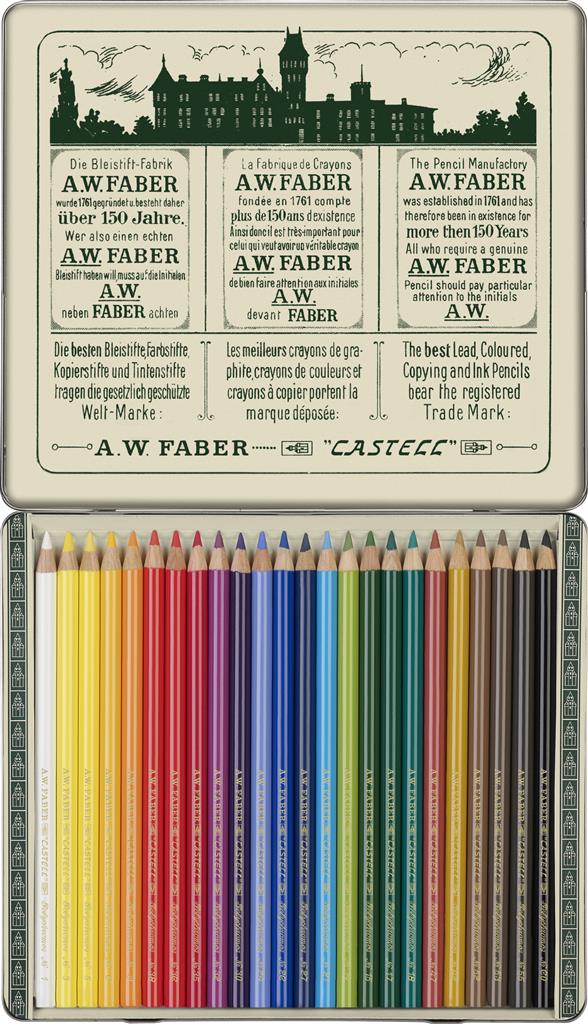 FABER CASTELL Polychromos Limited Edition 111th Anniversary set Artist Pencil set of 24