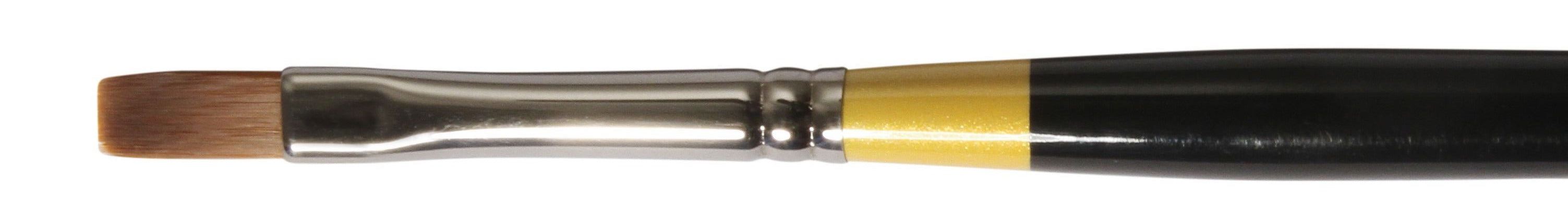 Daler Rowney System 3 Long Handle Brush SY44 Flat 2 Shape: Flat Hair Width: 5.4 mm Hair Length: 14 mm