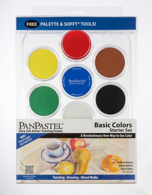 Basic Colours starter set of 7 Pans Sofft Tools & Tray