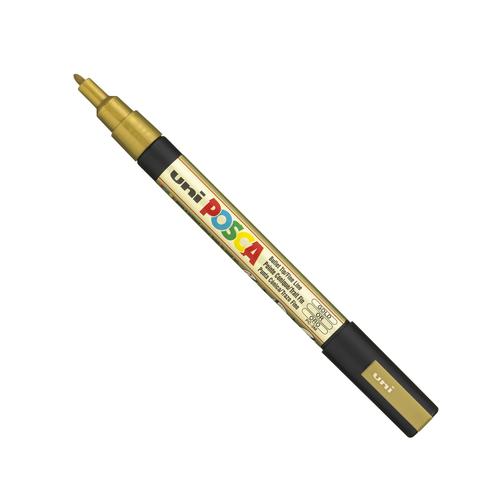 Buy gold POSCA PC-3M Paint Markers Pen Fine nib 0.9mm - 1.3mm Multiple Options