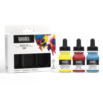 Liquitex Professional Acrylic Ink Set of 3 Essential Colours