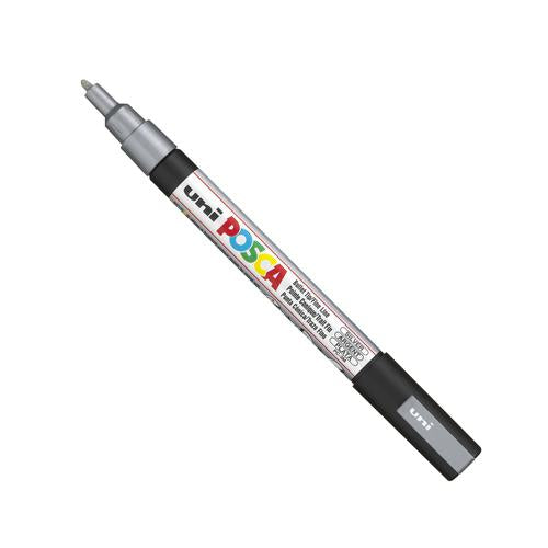 Buy silver POSCA PC-3M Paint Markers Pen Fine nib 0.9mm - 1.3mm Multiple Options