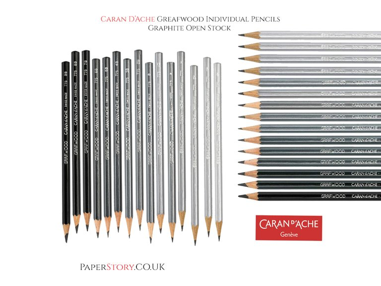 Caran d'Ache Grafwood Graphite Pencil B - 0
