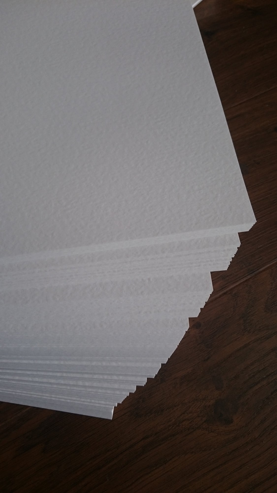 A3 : Hammered textured Paper 150 gsm : Brilliant White - 0