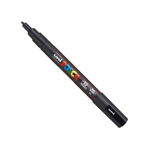 Buy black POSCA PC-3M Paint Markers Pen Fine nib 0.9mm - 1.3mm Multiple Options