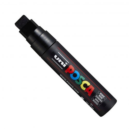 Buy black POSCA PC-17K Paint Marker Pens Extra Broad 17mm chisel tip Multiple Options - Clearance