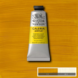 Winsor & Newton Galeria Acrylic Transparent Yellow : 60ml