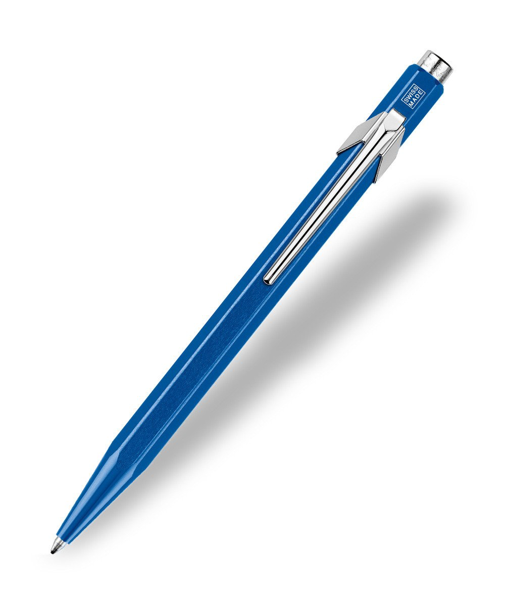 Caran d'Ache Pop Line ballpoint pen Blue Metal