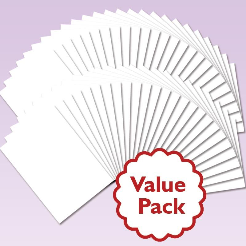 A4 Hunkdory Colour Me! Professional Stamping Card 40 Sheet Value Pack White Features a super-smooth uncoated finish perfect for true colour representation from your inks High quality 250gsm card Includes 40 A4 Sheets