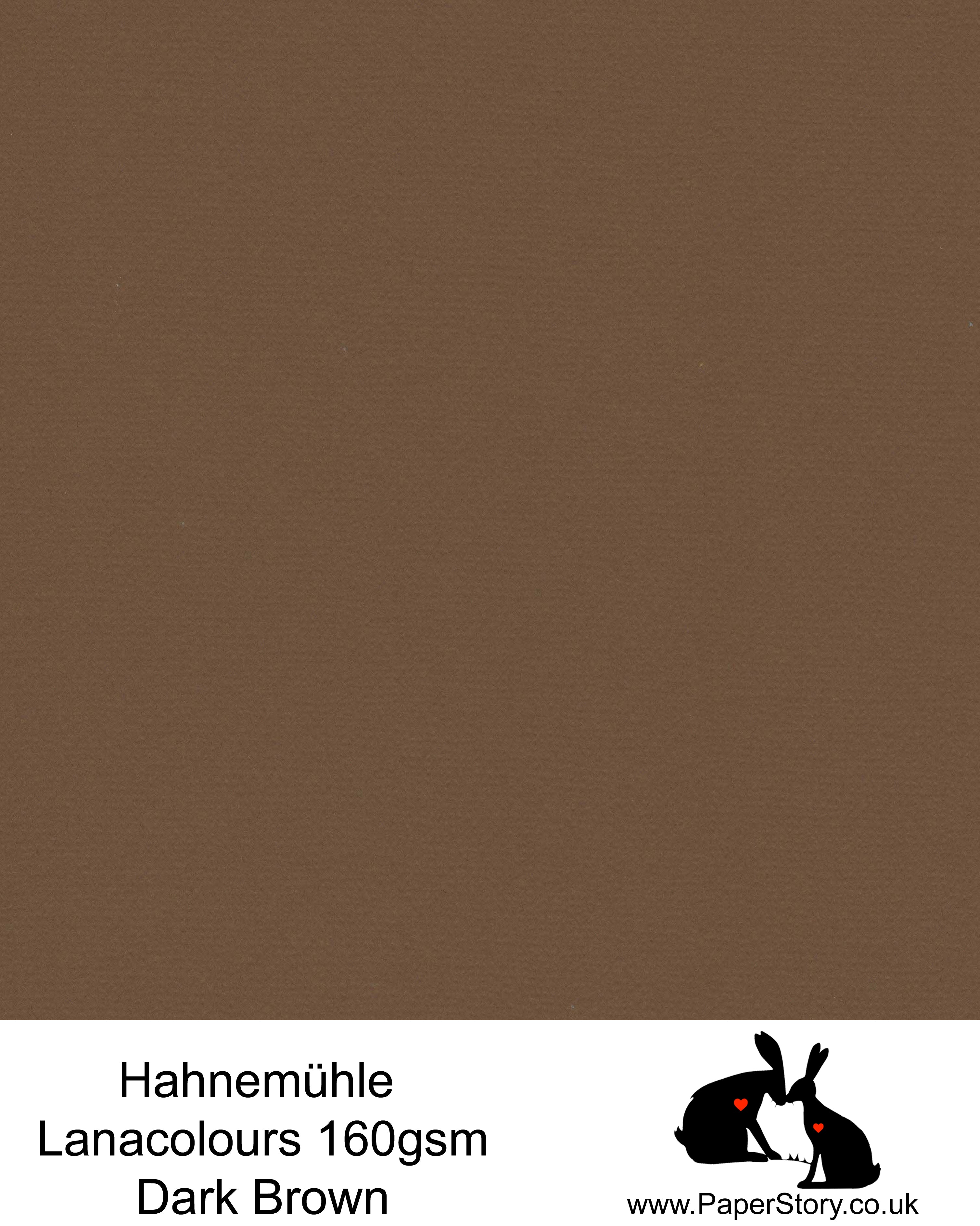 Dark Brown Hahnemühle LanaColours PS04 160 gsm A4
