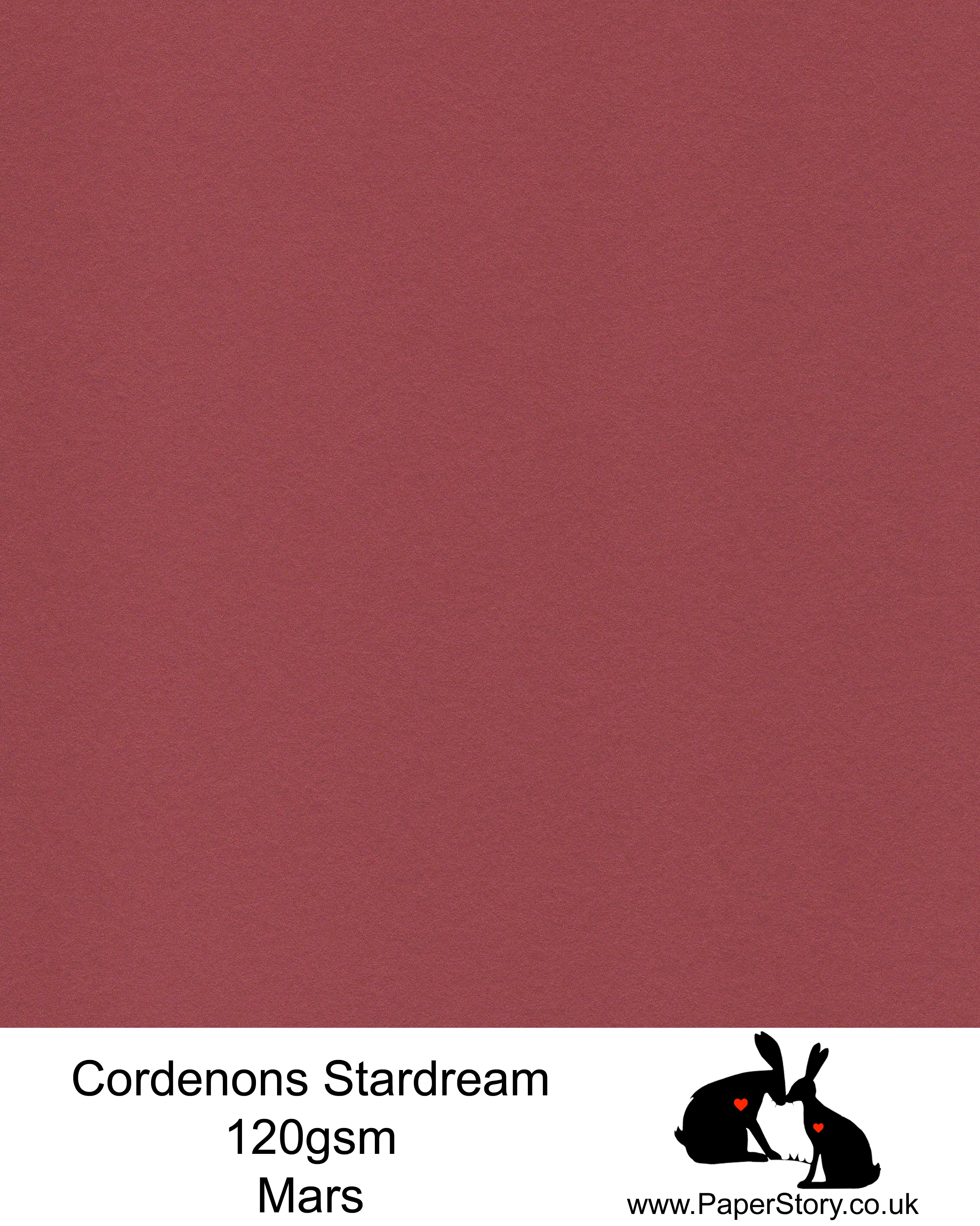 A4 Stardream 120gsm paper for Papercutting, craft, flower making  and wedding stationery. Copper, red brown shimmering metallic paper. Stardream is a luxury Italian paper from Italy, it is a double sided quality Pearlescent paper with a matching colour core. FSC Certified, acid free, archival and PH Neutral